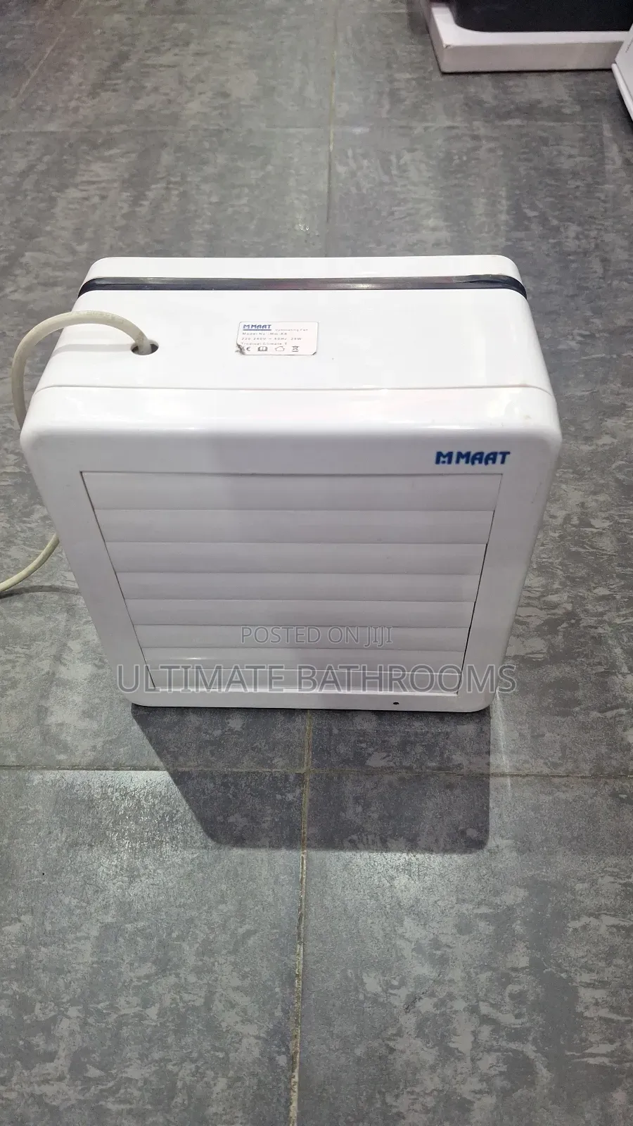 M.Maat 6" Ventilation Fan With Back Cover