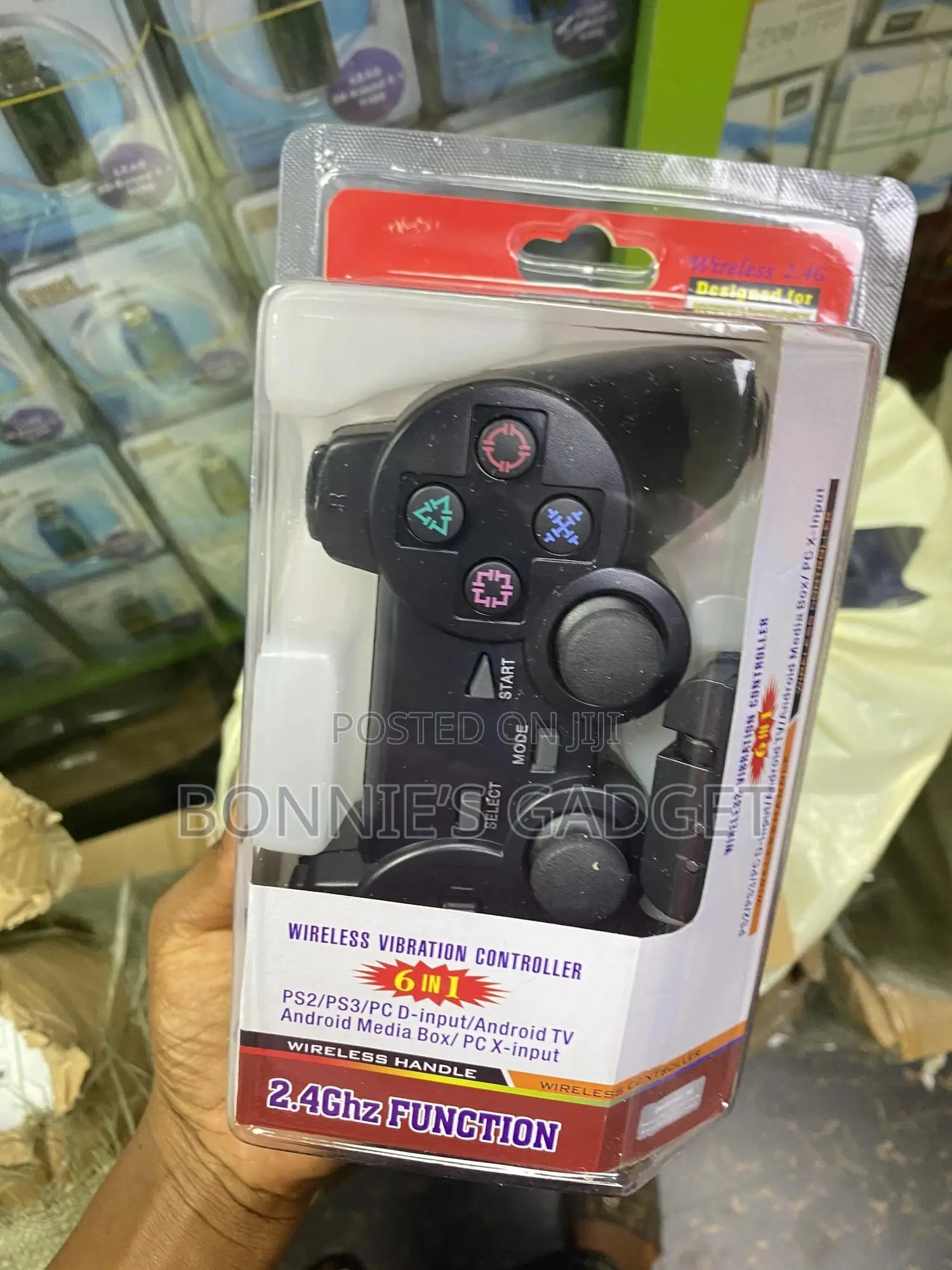 6-in-1 Wireless Vibration Controller, Designed for a Versatile Gaming