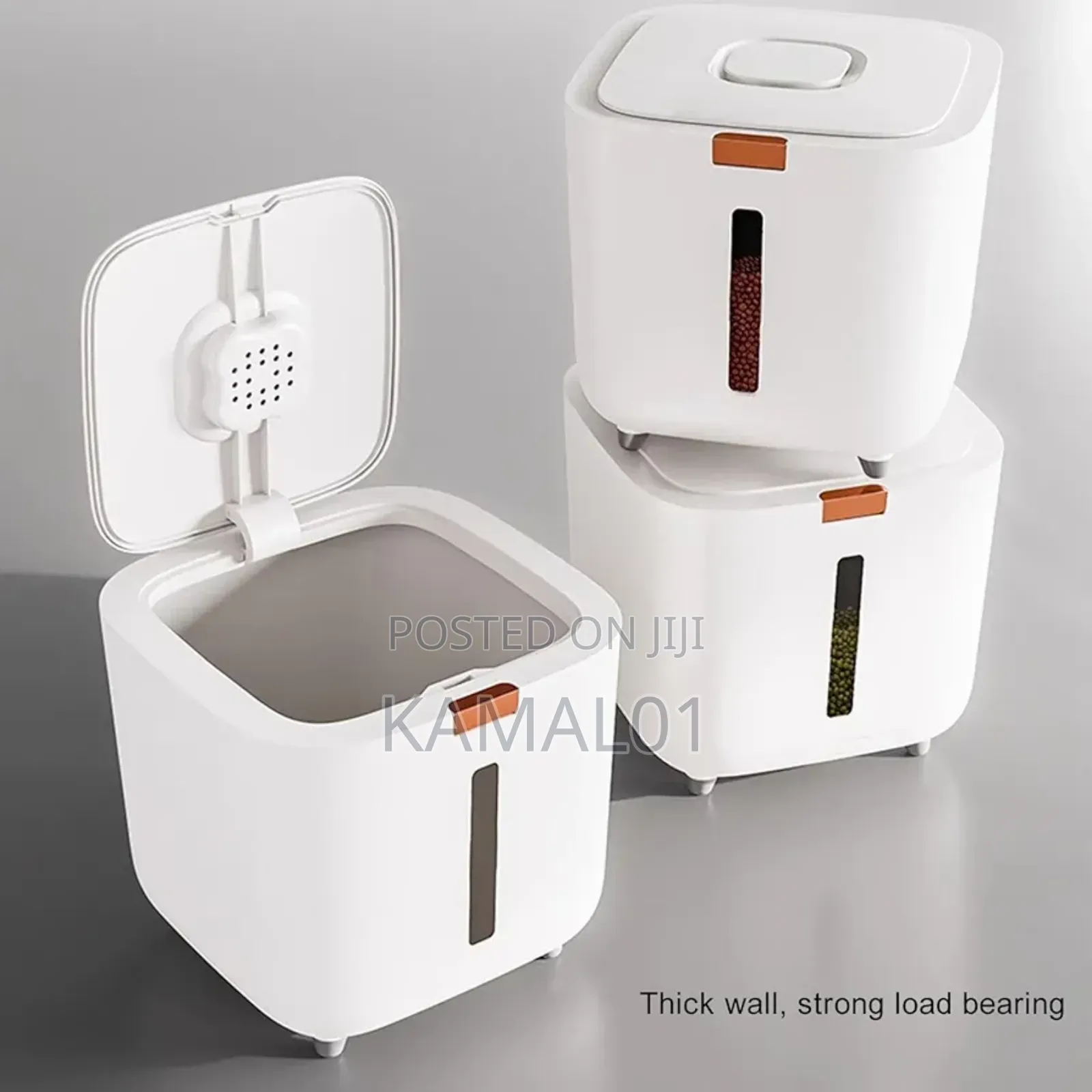 20kg Rice Dispenser Rice Storage Container With Transparent Window