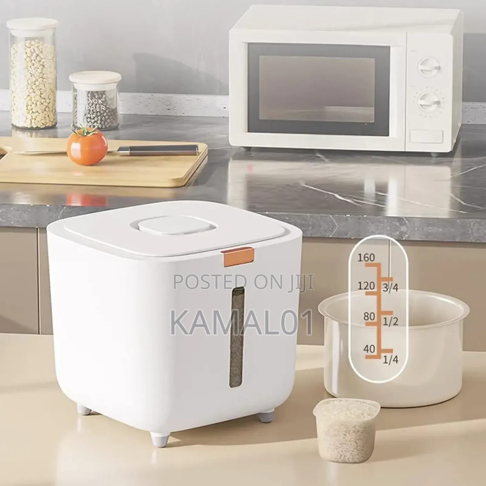 20kg Rice Dispenser Rice Storage Container With Transparent Window