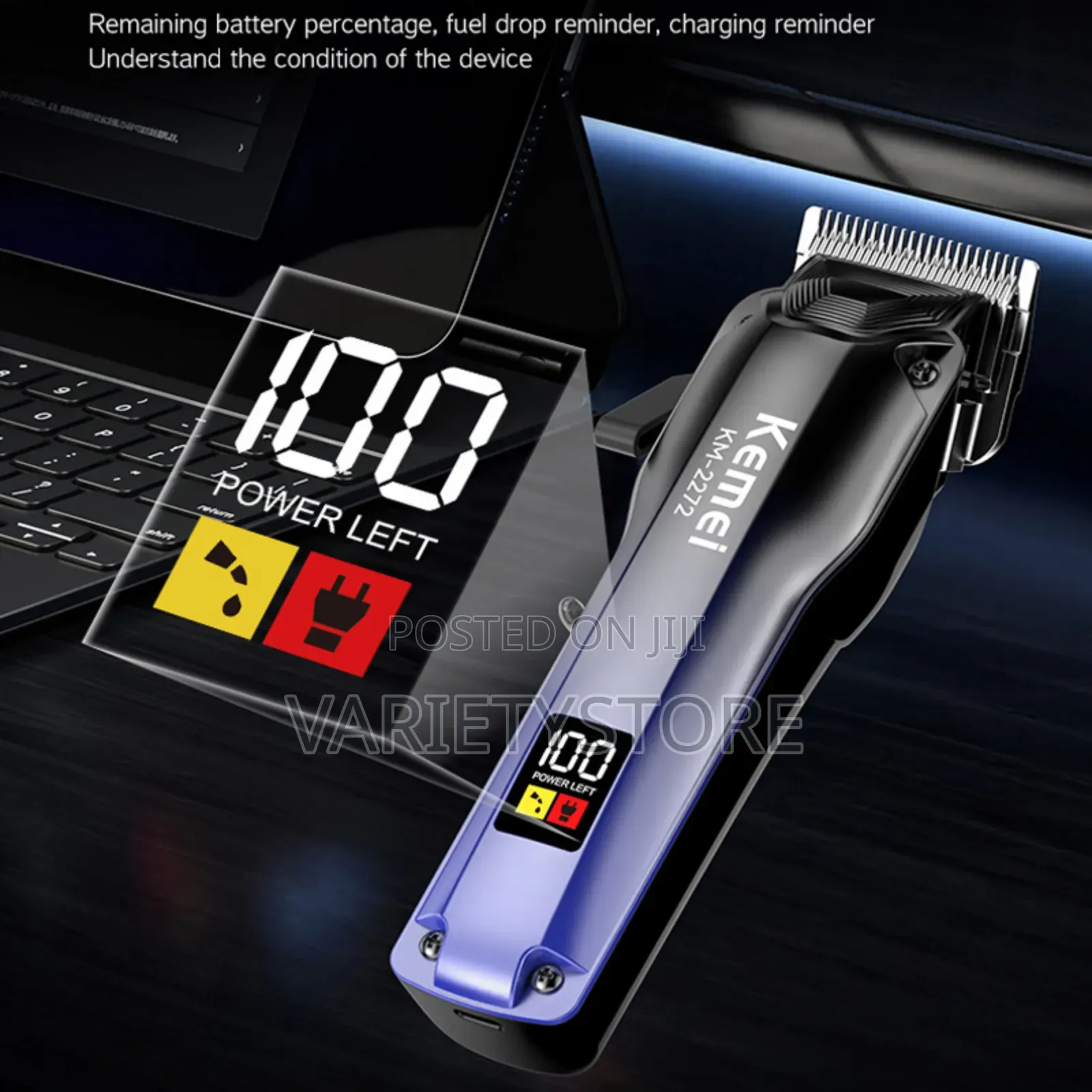 Kemei Km-2272 Cordless Professional Hair Clipper