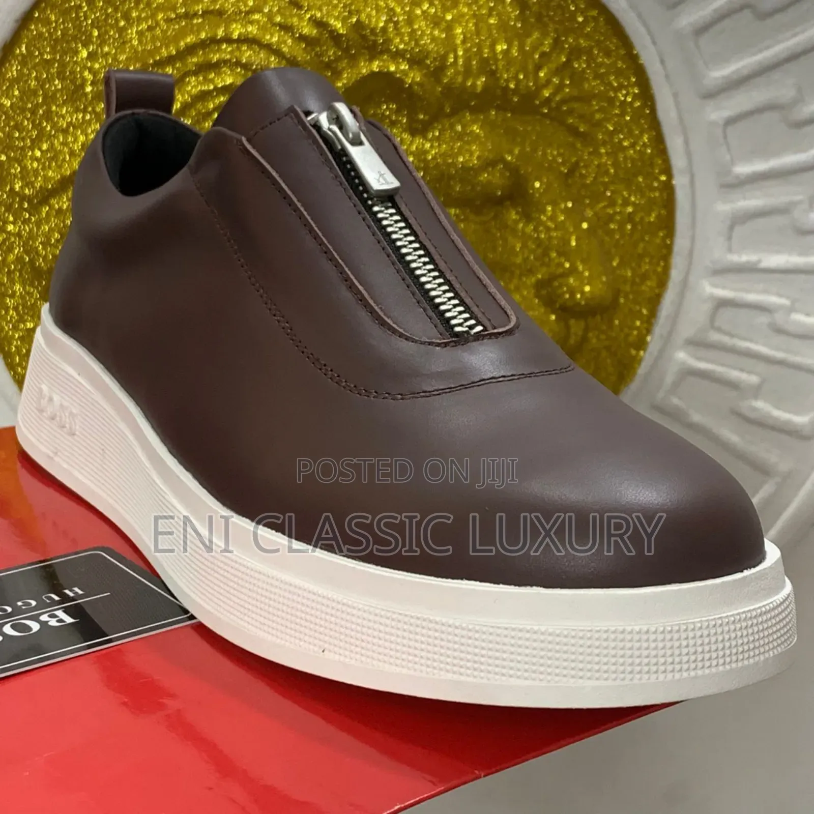 Pure Quality Luxury Men's Sneakers Boss Well Branded Package