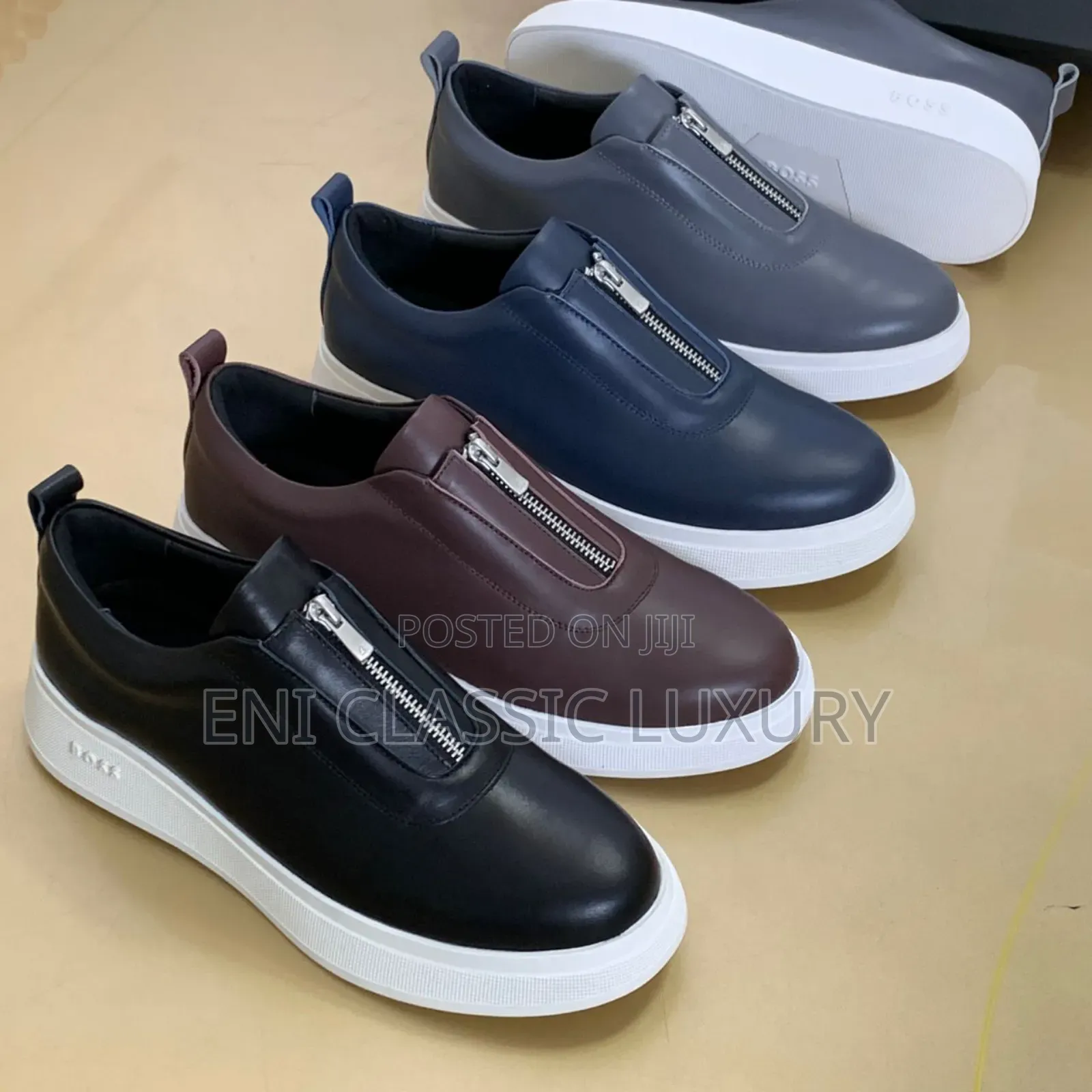 Pure Quality Luxury Men's Sneakers Boss Well Branded Package