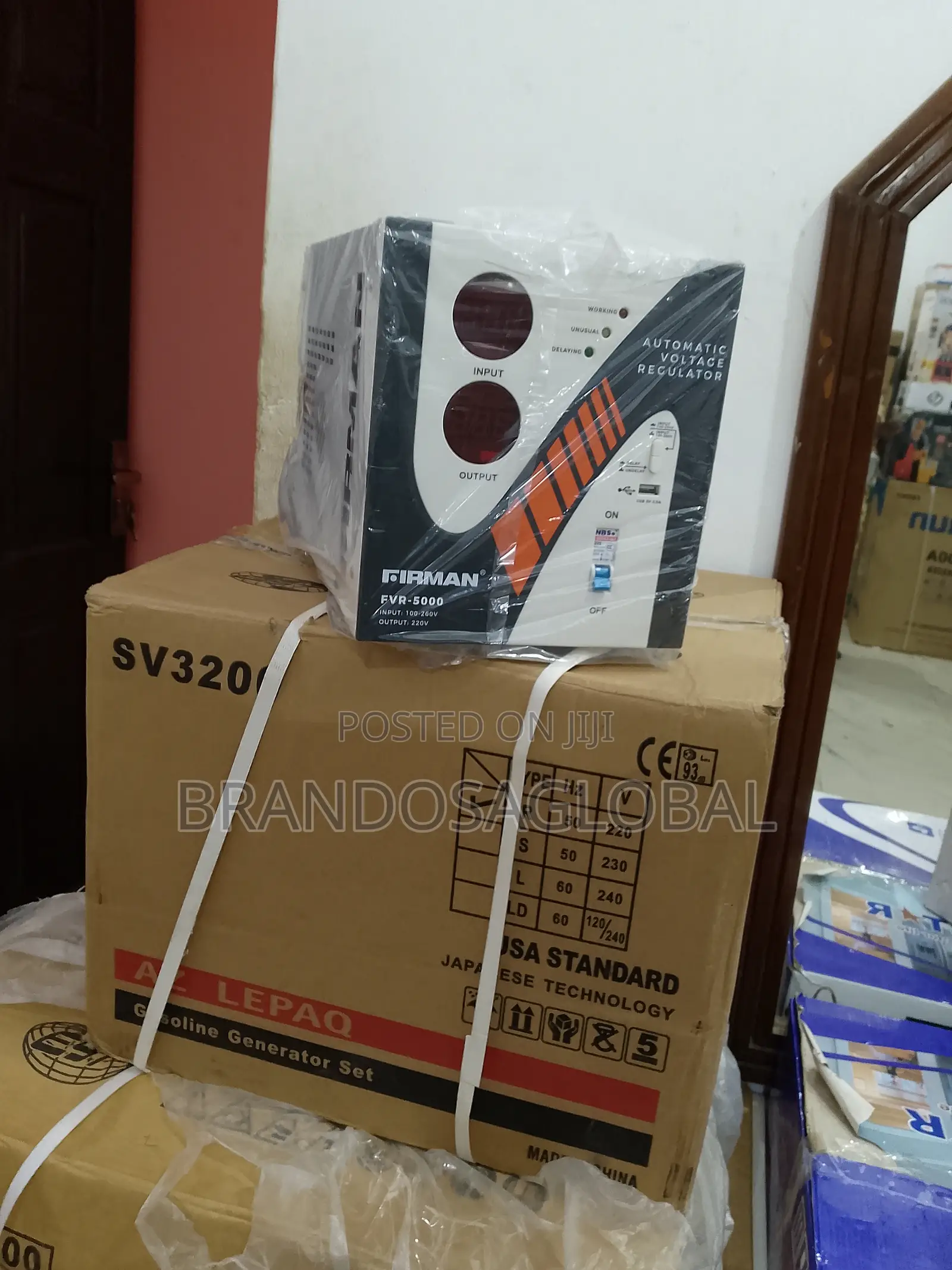 5000w Firman Stabilizer – For Acs Freezers