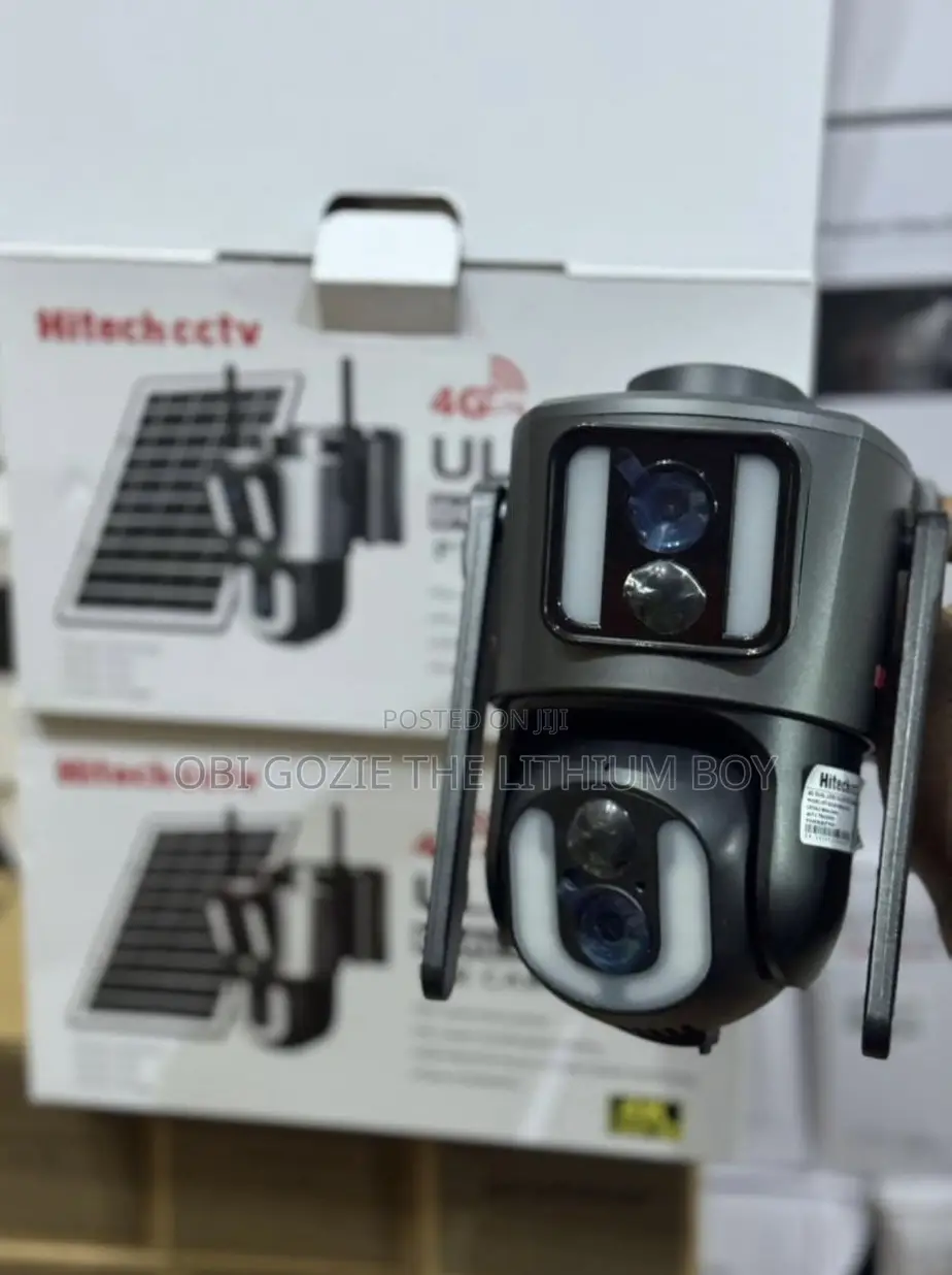 Ubox Dual Lens 8mp Solar Cctv Camera Is Available In Stock