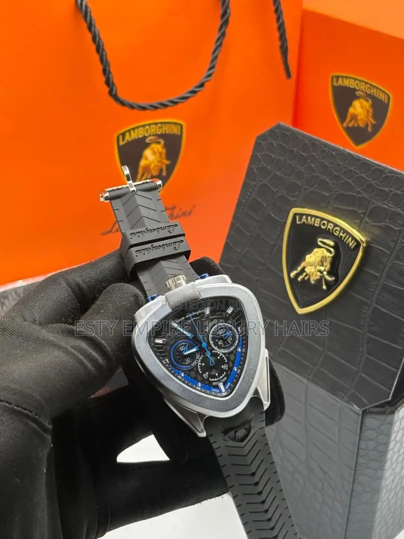 High Quality Luxury Lamborghini Rubber Watches