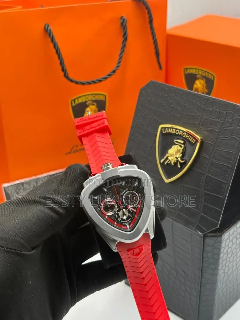 High Quality Luxury Lamborghini Rubber Watches