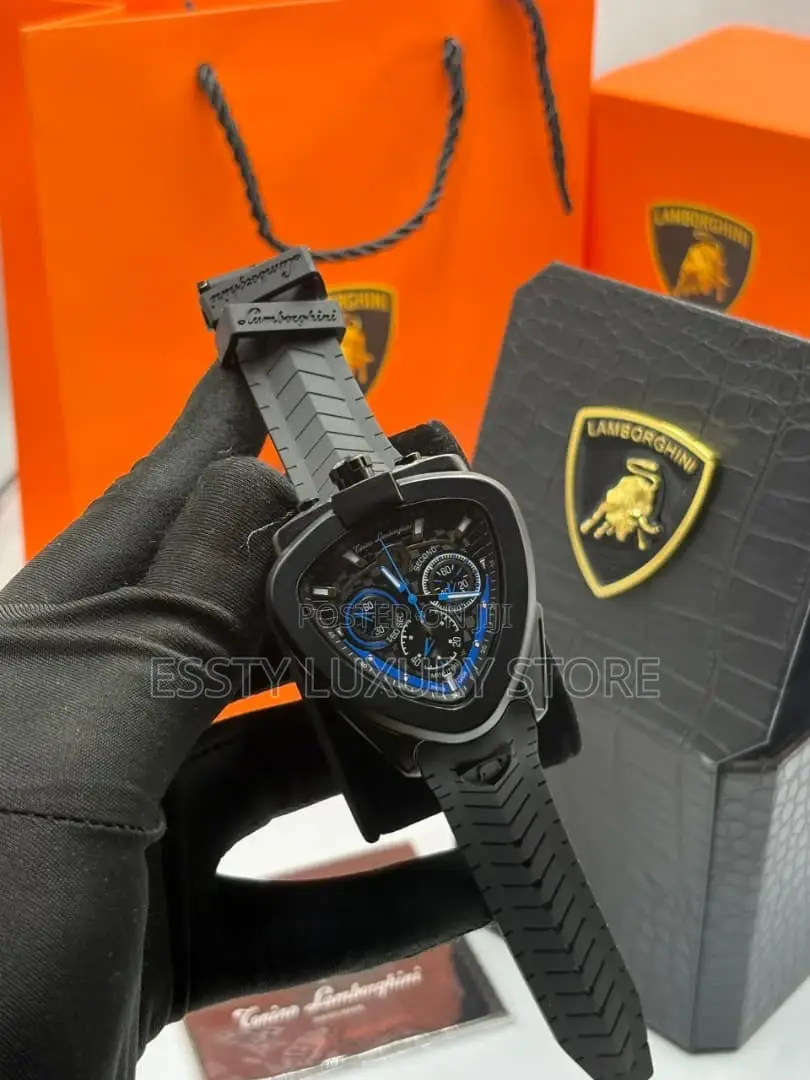 High Quality Luxury Lamborghini Rubber Watches