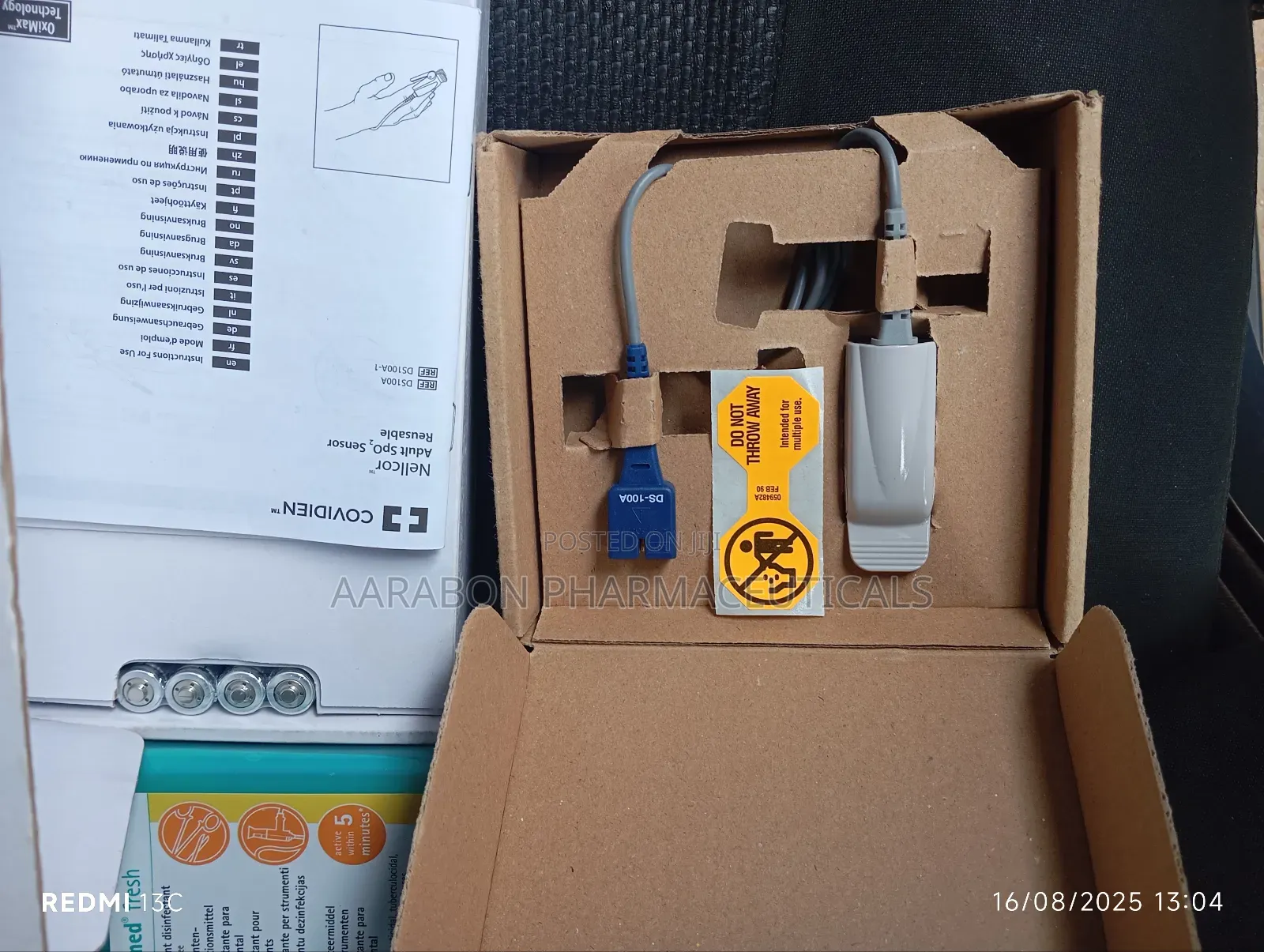 Nellcor Covidien Handheld Pulse Oximeter