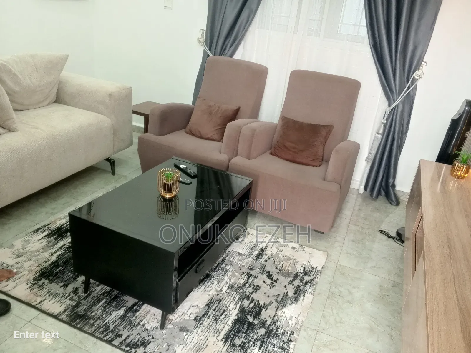 1 Bedroom Flat With Parlour Apartment Fully Furnished for Short Let