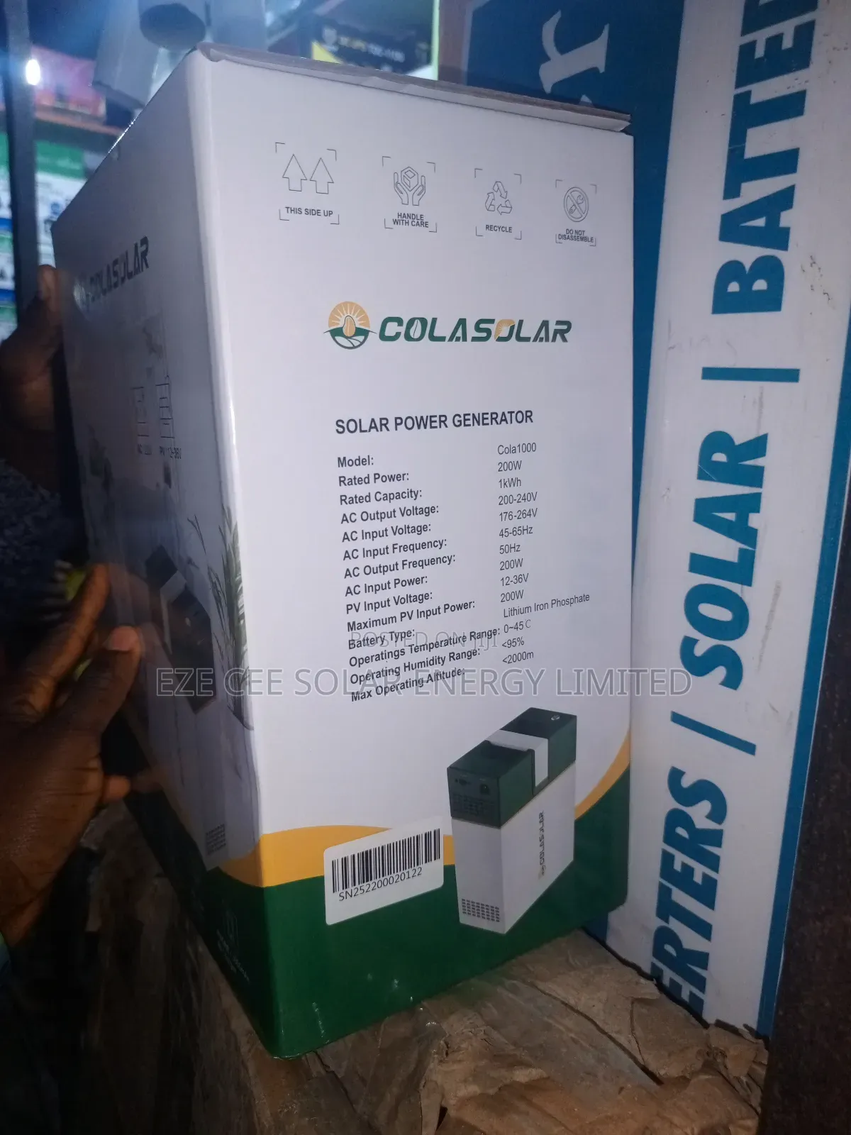 1kwh Colasolar Generator