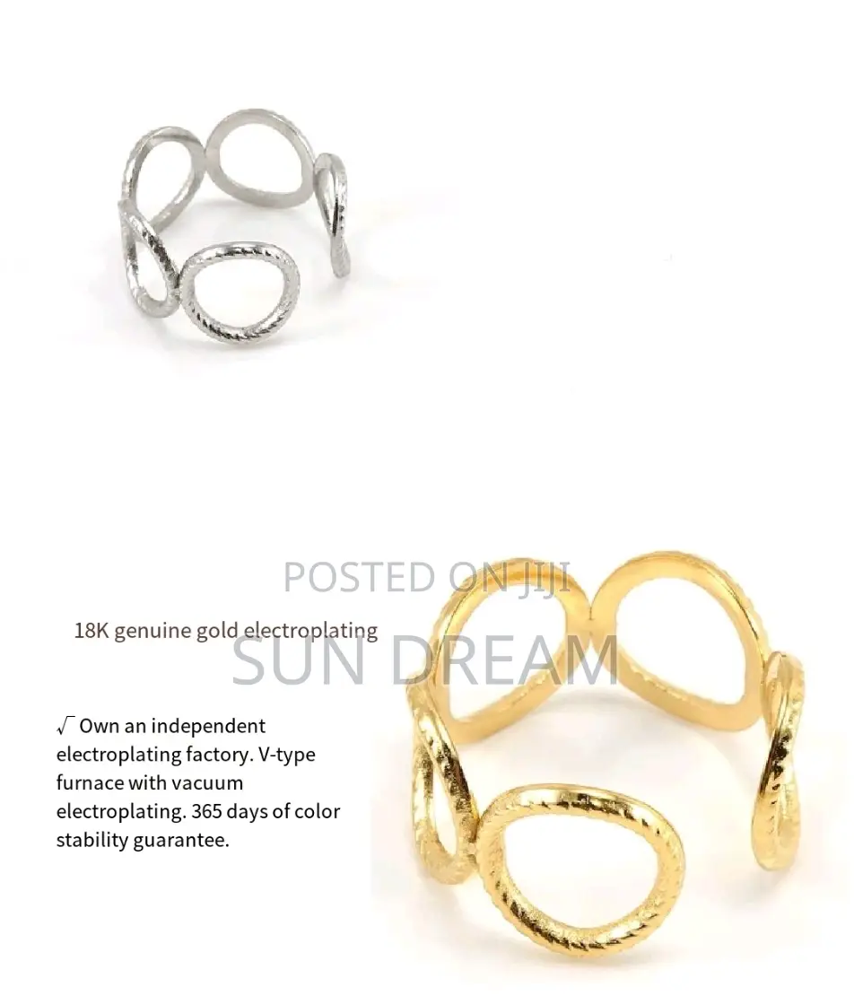 Woman Rings Stainless Steel Rings Lady Jewelry Not Fade Birthday Gift
