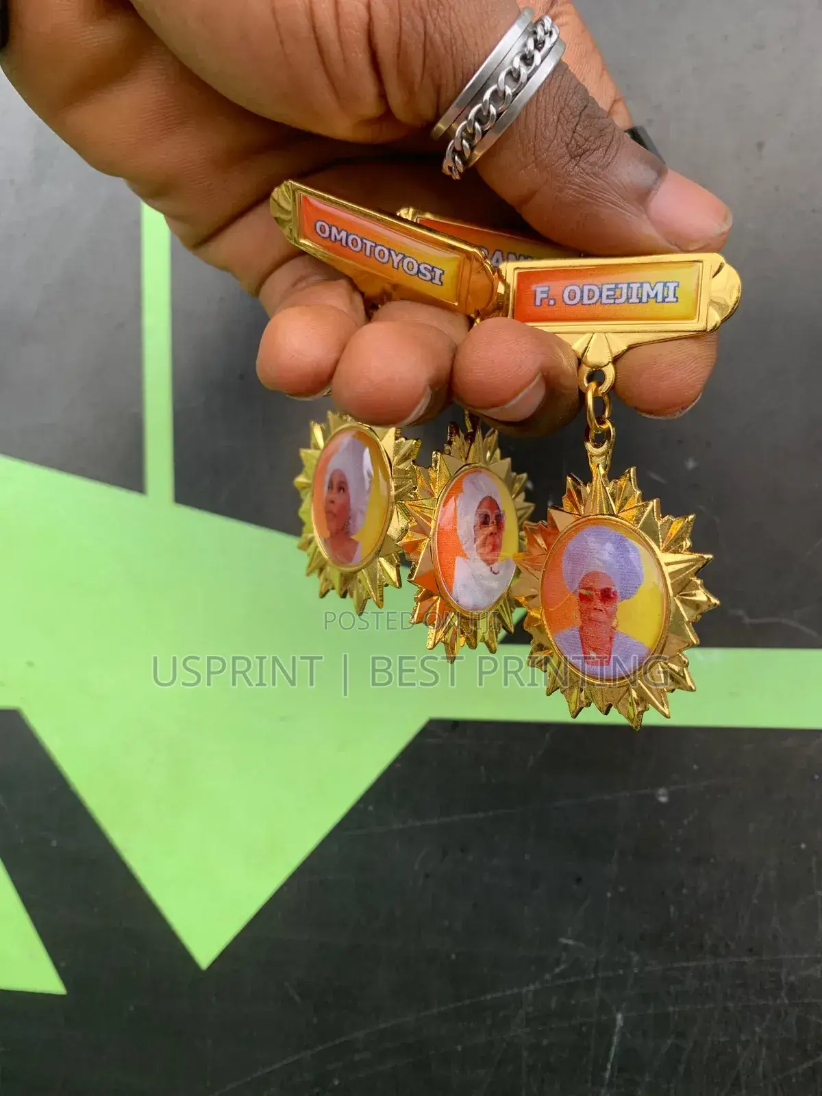 3d Dome Brooch