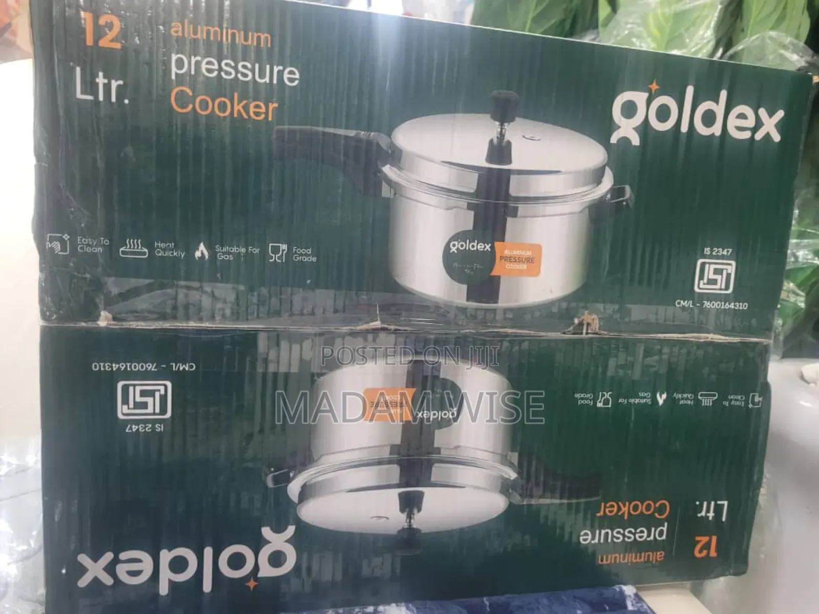 Goldex Aluminum Pressure Cooker