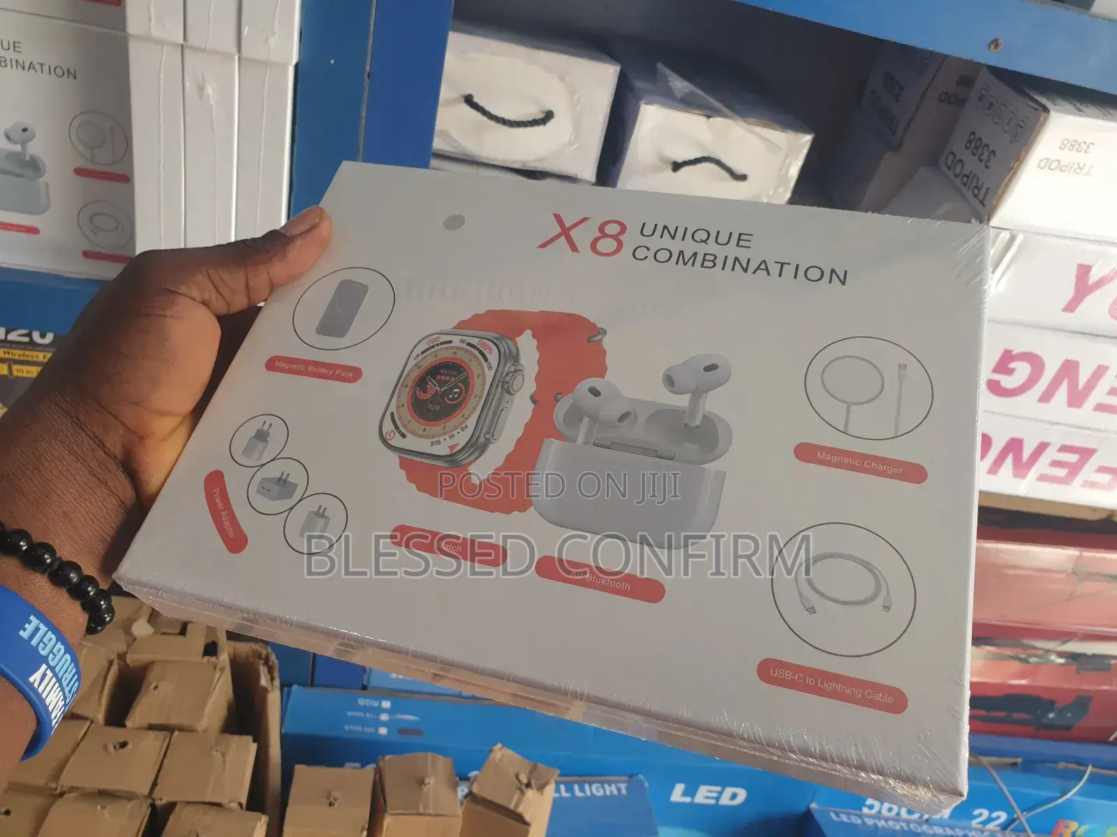 Original X8 Unique Combination Smart Watch and Airpod