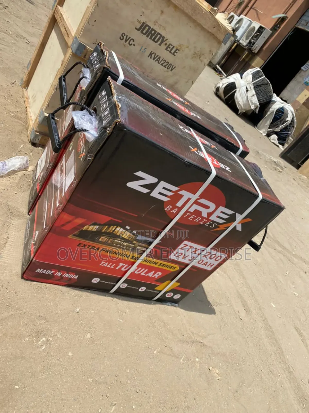 Tall Tubular Battery Zetrex 220ah 12v