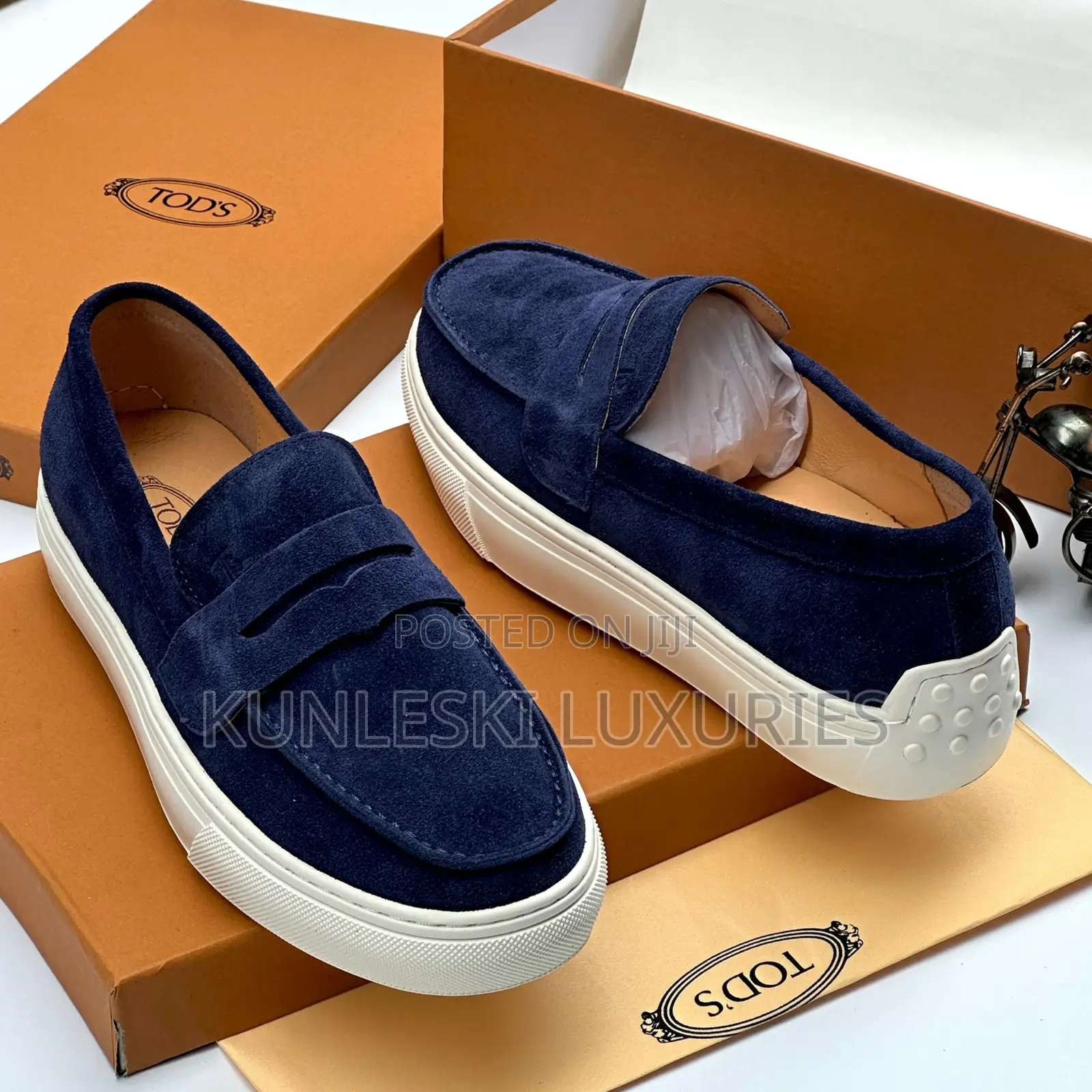 Original Tods Suede Loafers Sneakers Collections in 4 Color Ways