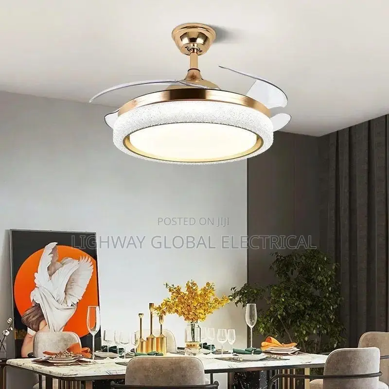 Led Fan Chandelier