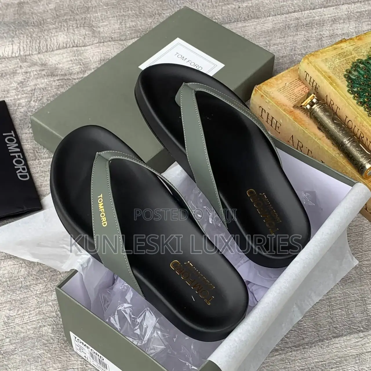 Tom Ford Slippers in 2 Color Ways