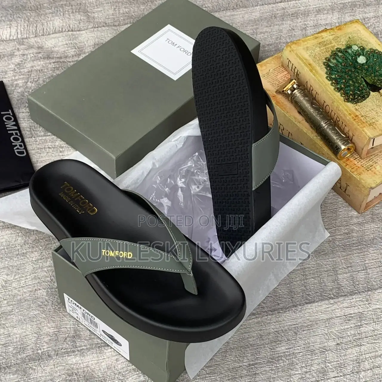Tom Ford Slippers in 2 Color Ways