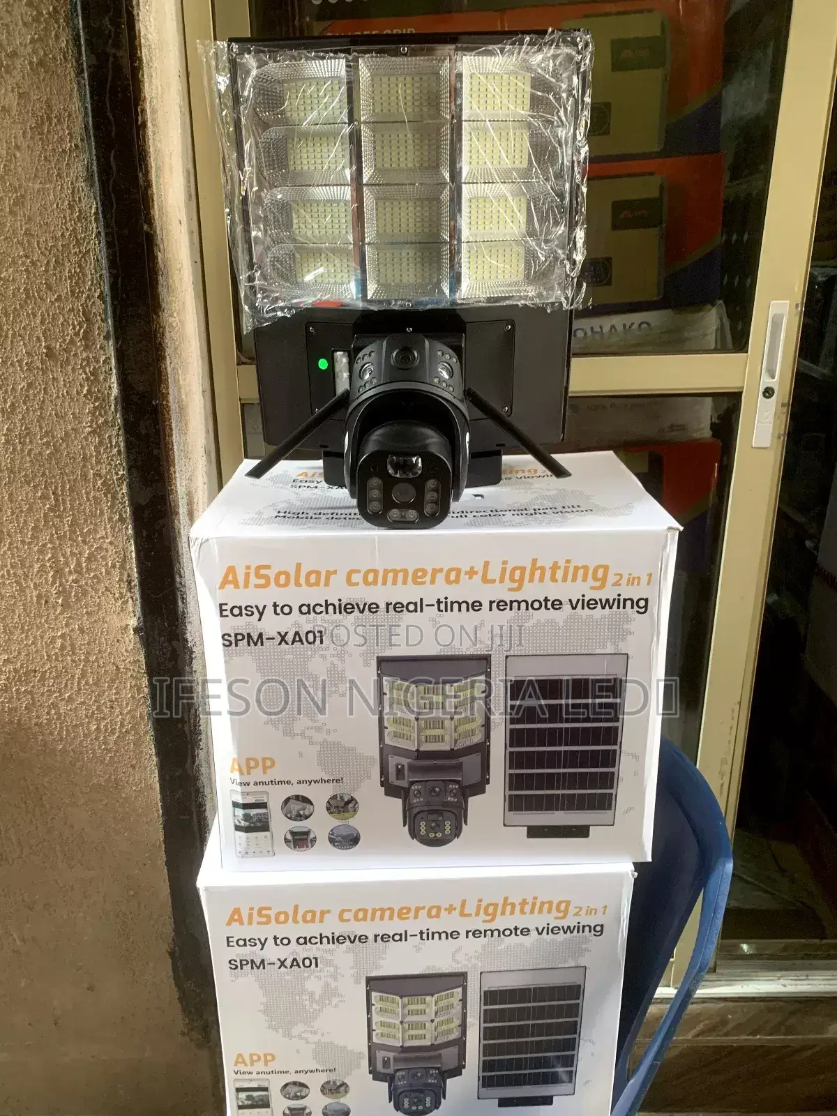Solar Street Light Camera Dual Lens V380 8maga Pixel