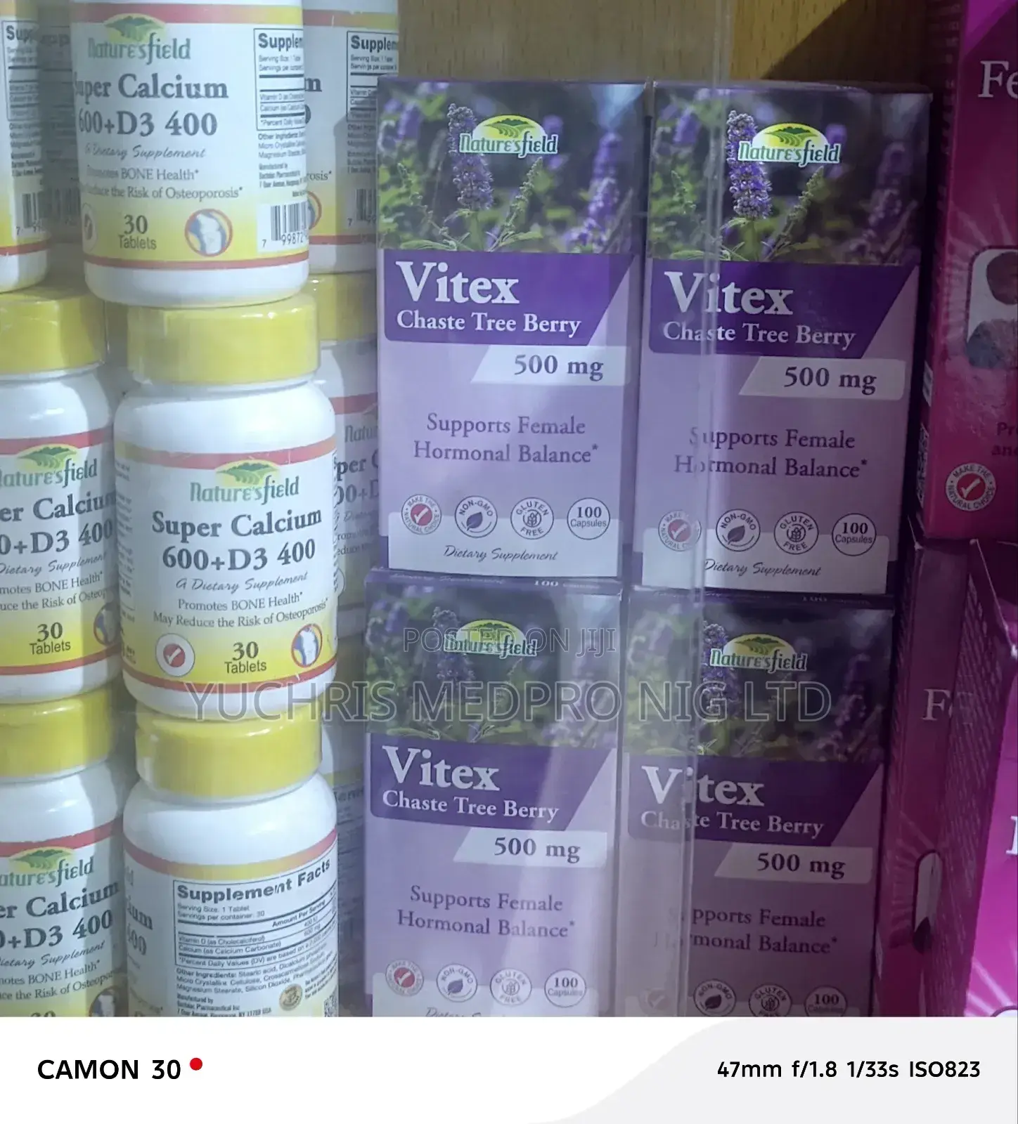 Nature's Field Vitex Chaste Tree Berry 500mg