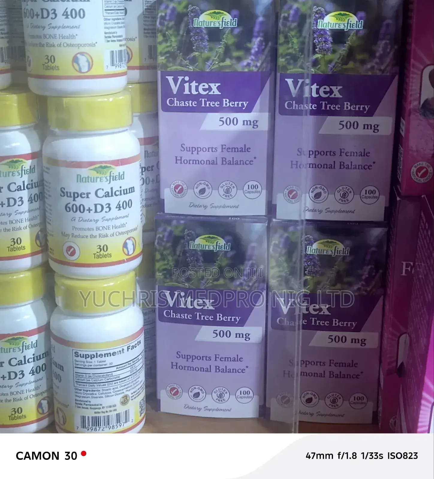 Nature's Field Vitex Chaste Tree Berry 500mg
