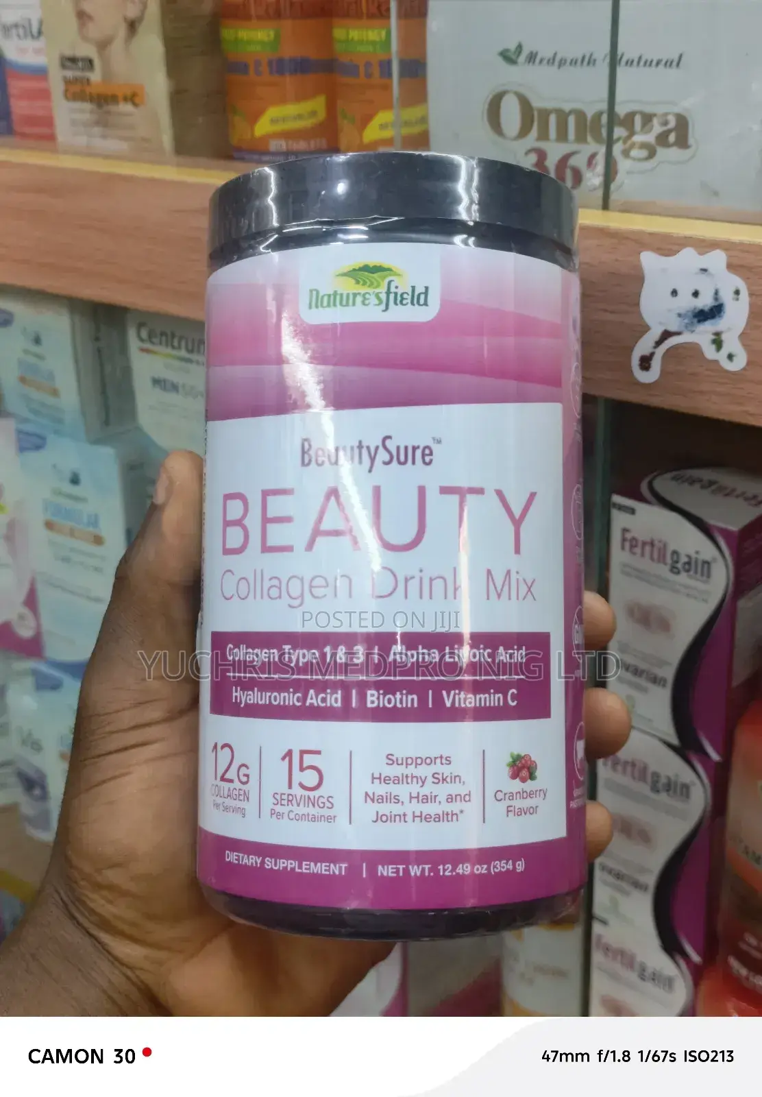 Nature's Field Beauty Sure Collagen Drink Mix