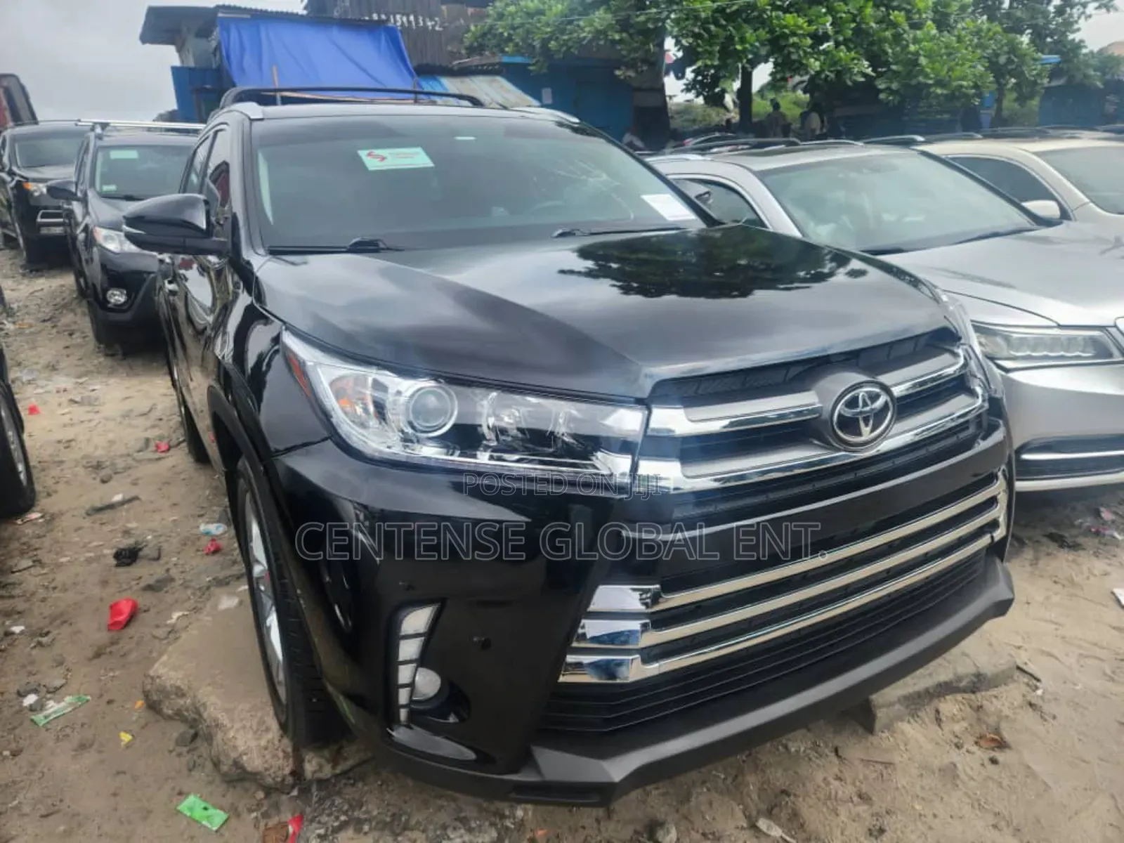 Toyota Highlander Limited V6 4x4 (3.5L 6cyl 6A) 2016 Black