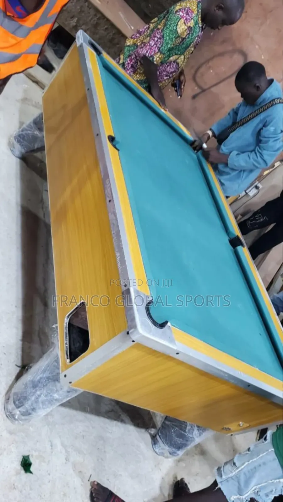 Snooker Pool Table With Polished Marble