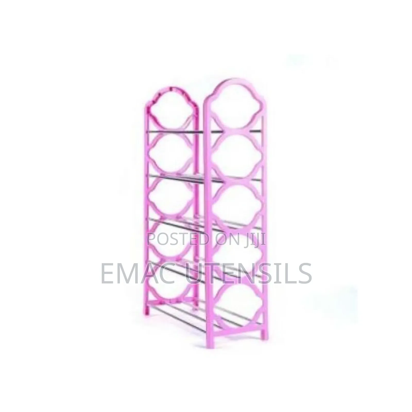 5-layer Plastic Shoe Rack – Lightweight Stylish Shoe Organizer
