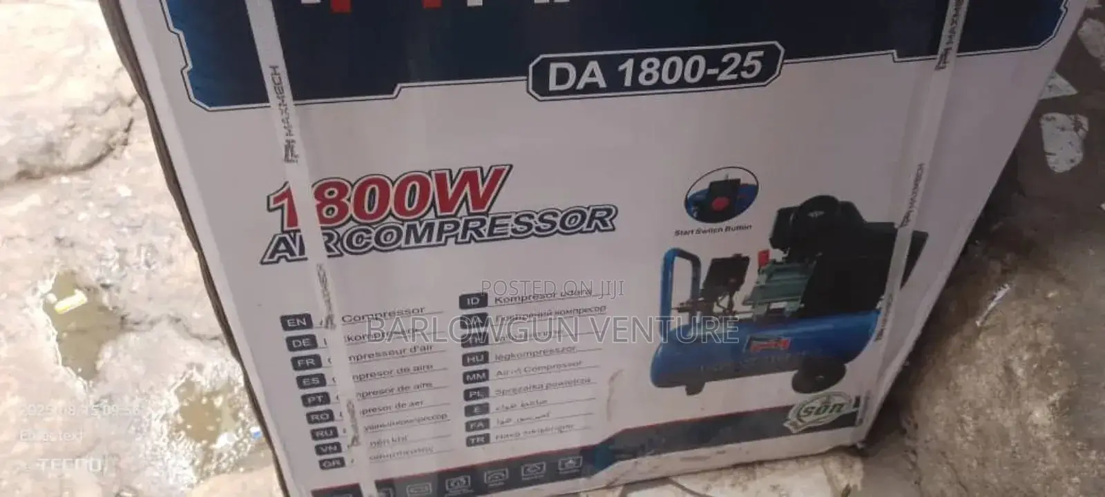 Maxmech Mini Air Compressor 1800w-25ltrs