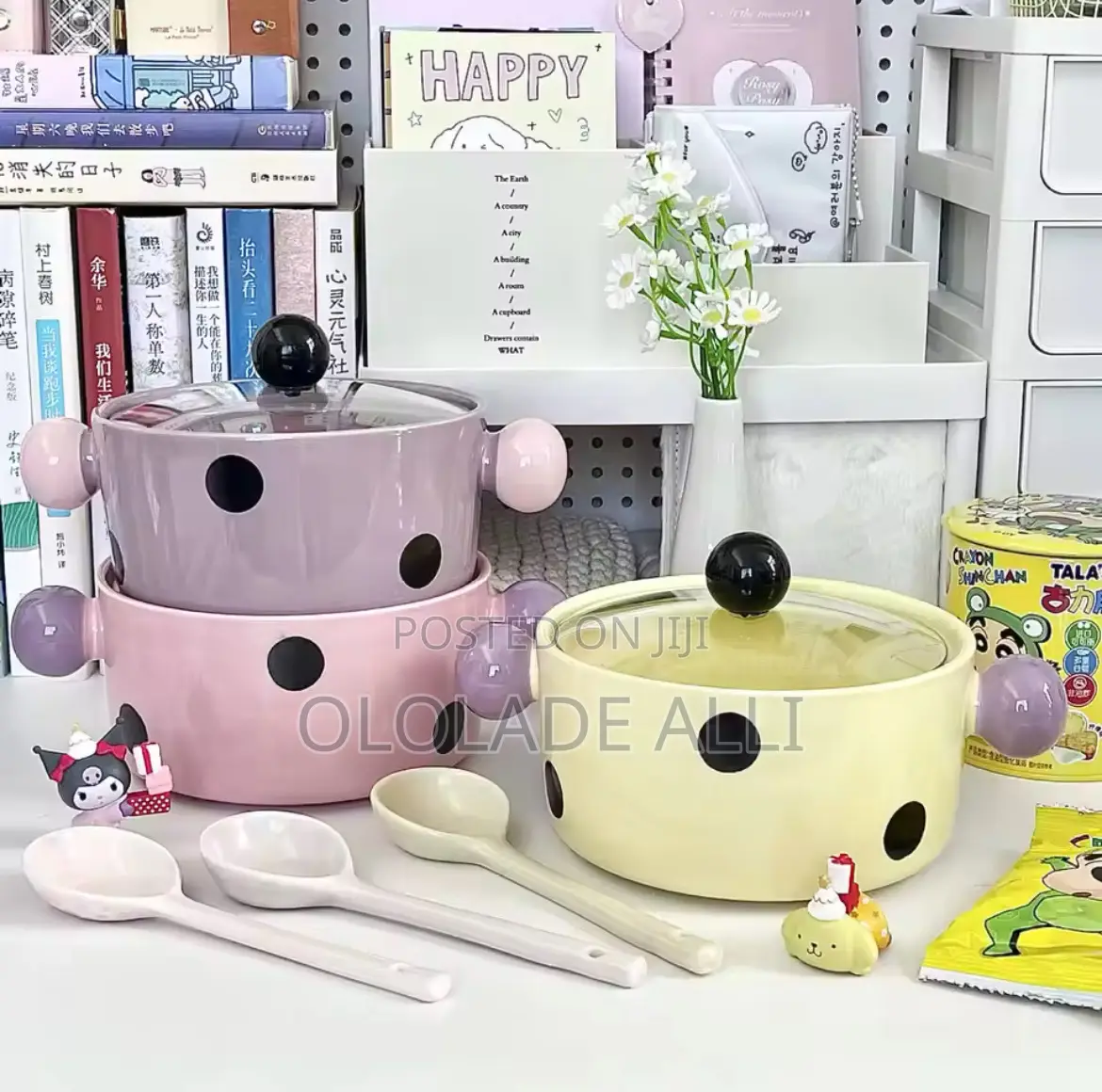 Soup Pot Exquisite With Handle Dormitory Rental