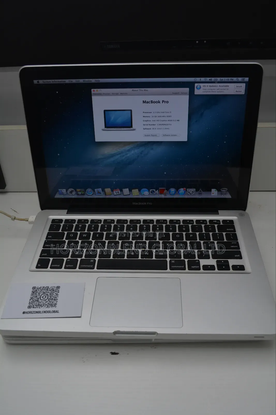 Laptop Apple MacBook Pro 2013 16GB Intel Core i5 SSD 500GB