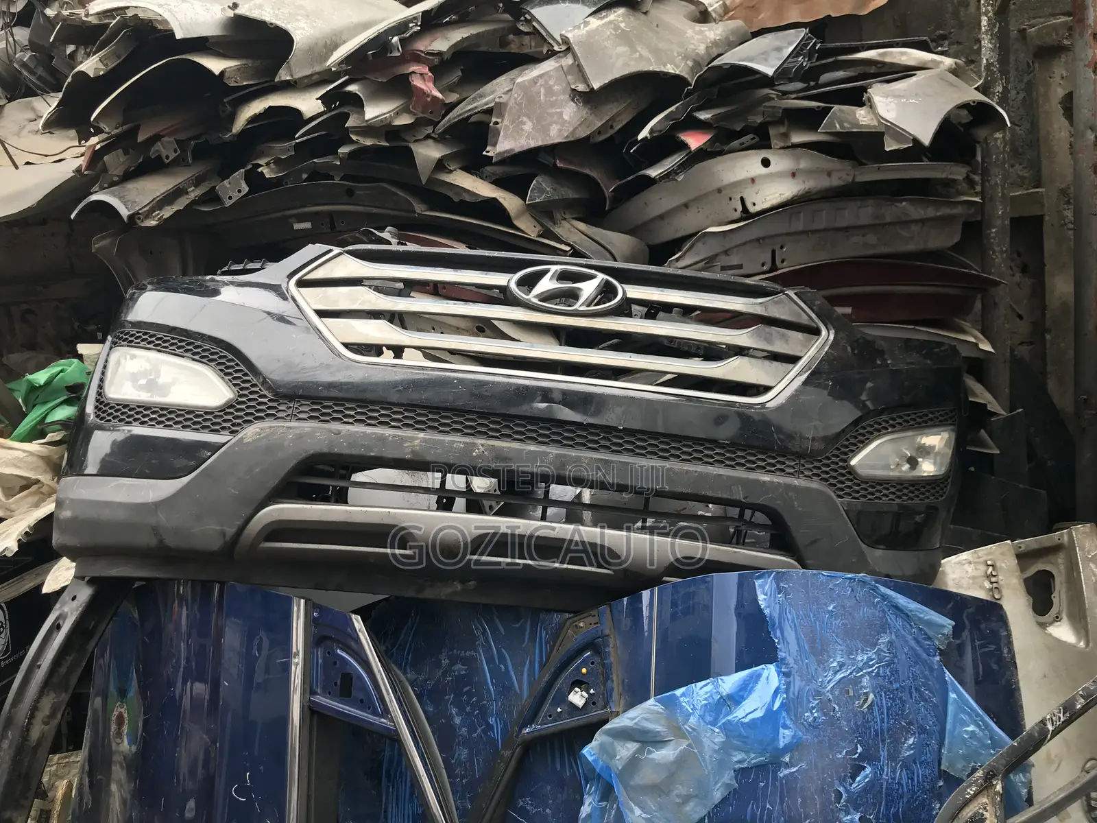 Replacement for Complete Front Bumper Hyudia Santefe 2014