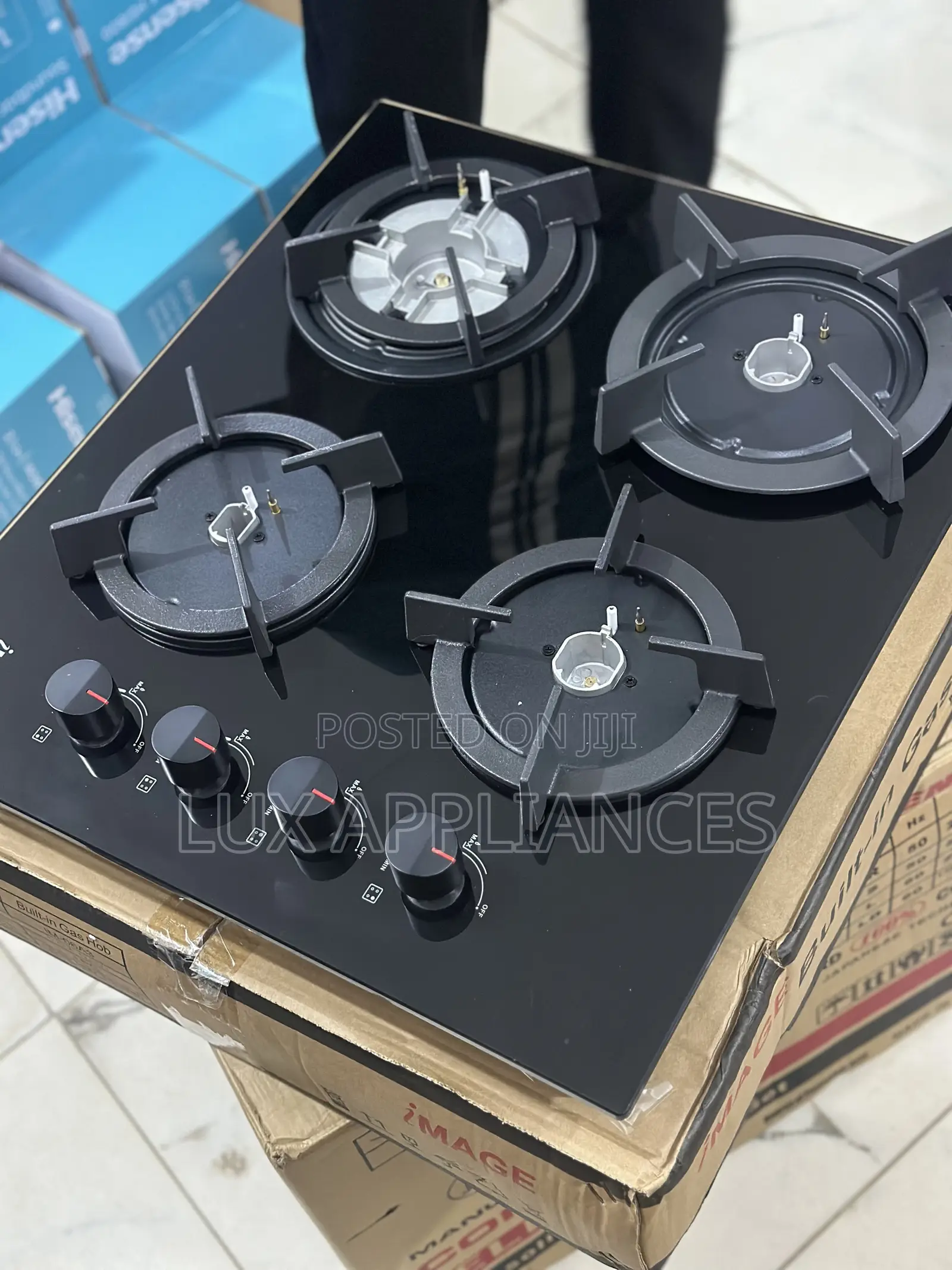 Image Im-60gsb Tech Flame Built-in Gas Hob