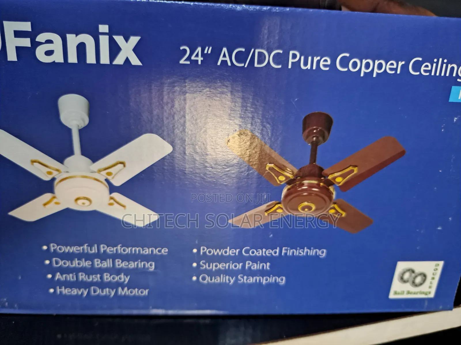 Eco Fanix 24 Ac/Dc Pure Copper Ceiling Fans