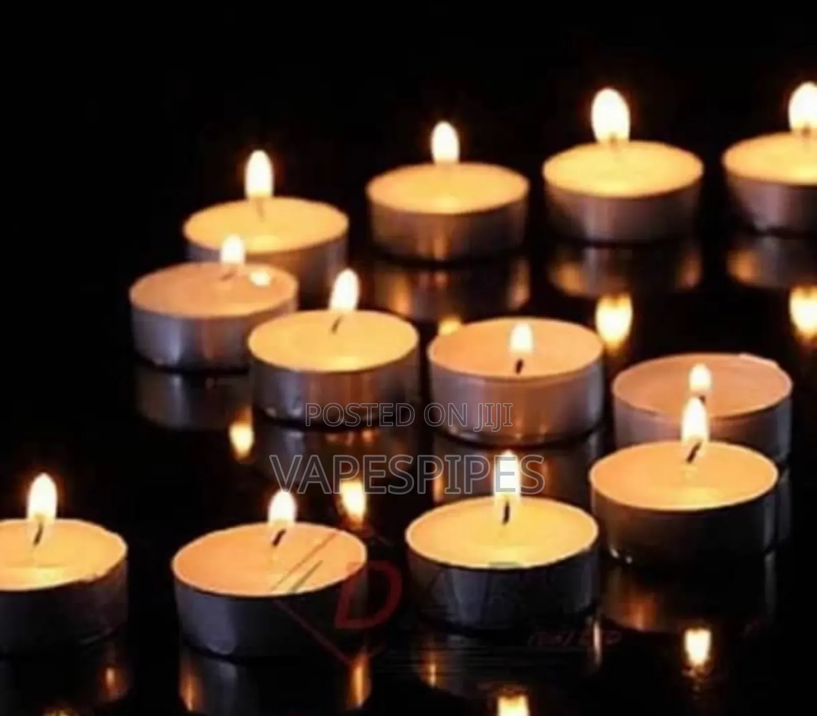 Candle Light Transparent Shell Desk Electronic Night Lamp Dating Party