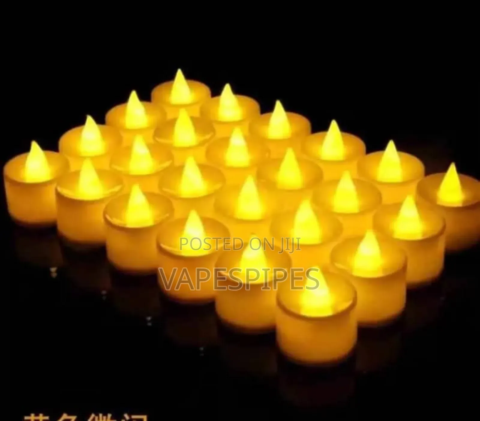 Candle Light Transparent Shell Desk Electronic Night Lamp Dating Party