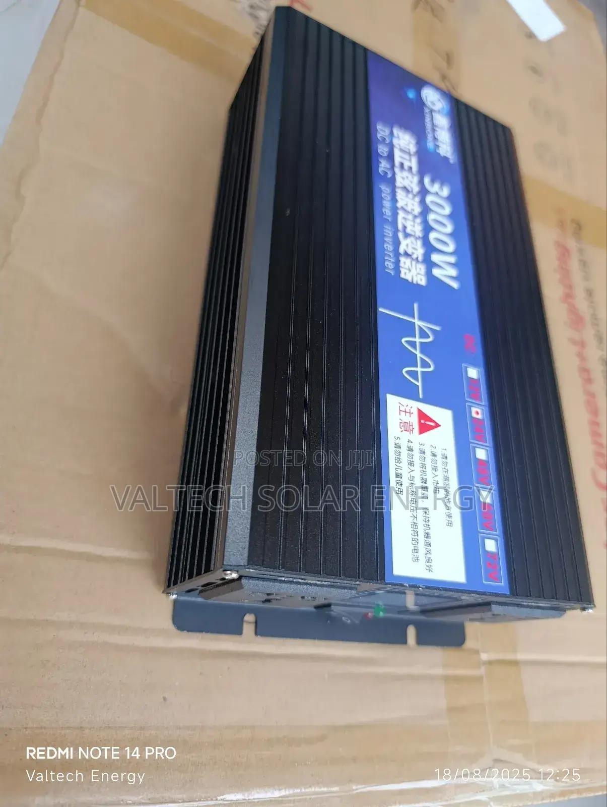 Brand New Heavy Duty 12v/24v 3000w Pure Sine Wave Inverter