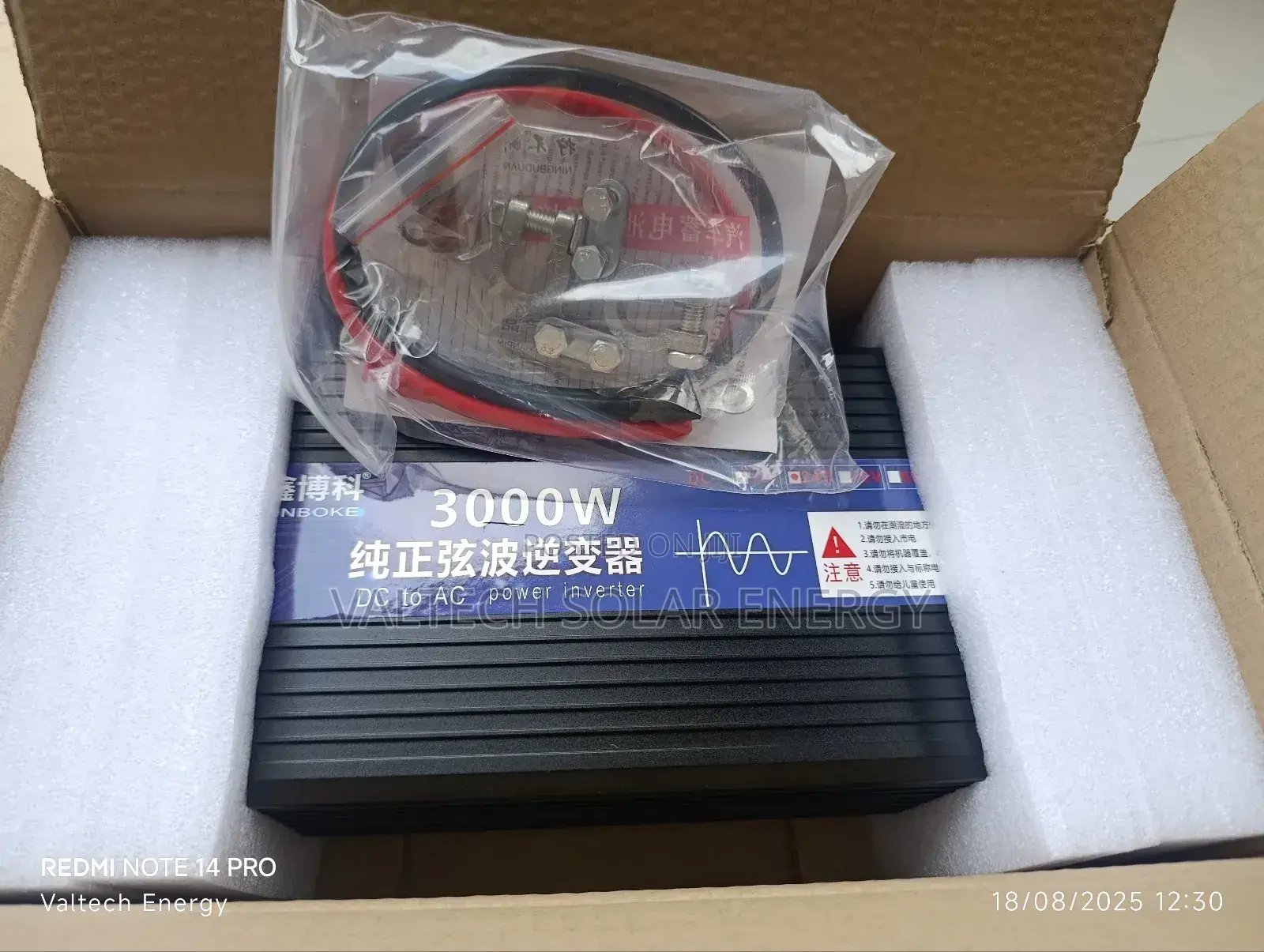 Brand New Heavy Duty 12v/24v 3000w Pure Sine Wave Inverter