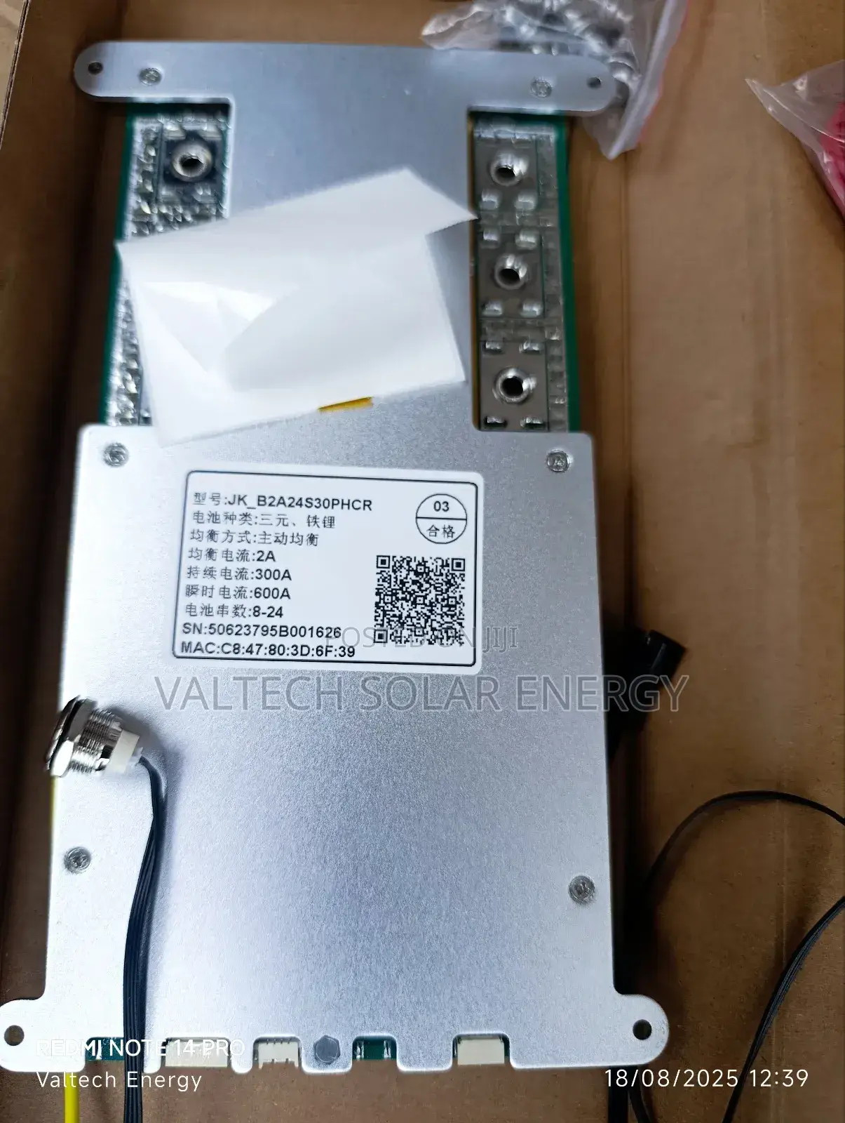 Jk Jikong 300a 8s-24s 2a Active Balancer Smart Bluetooth BMS