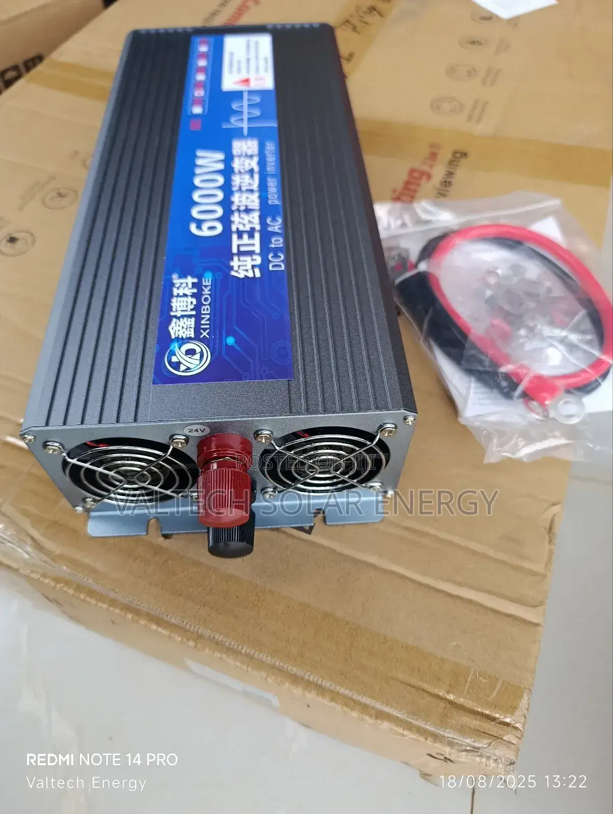 Brand New Heavy Duty 24v 6000w Pure Sine Wave Inverter (Only)