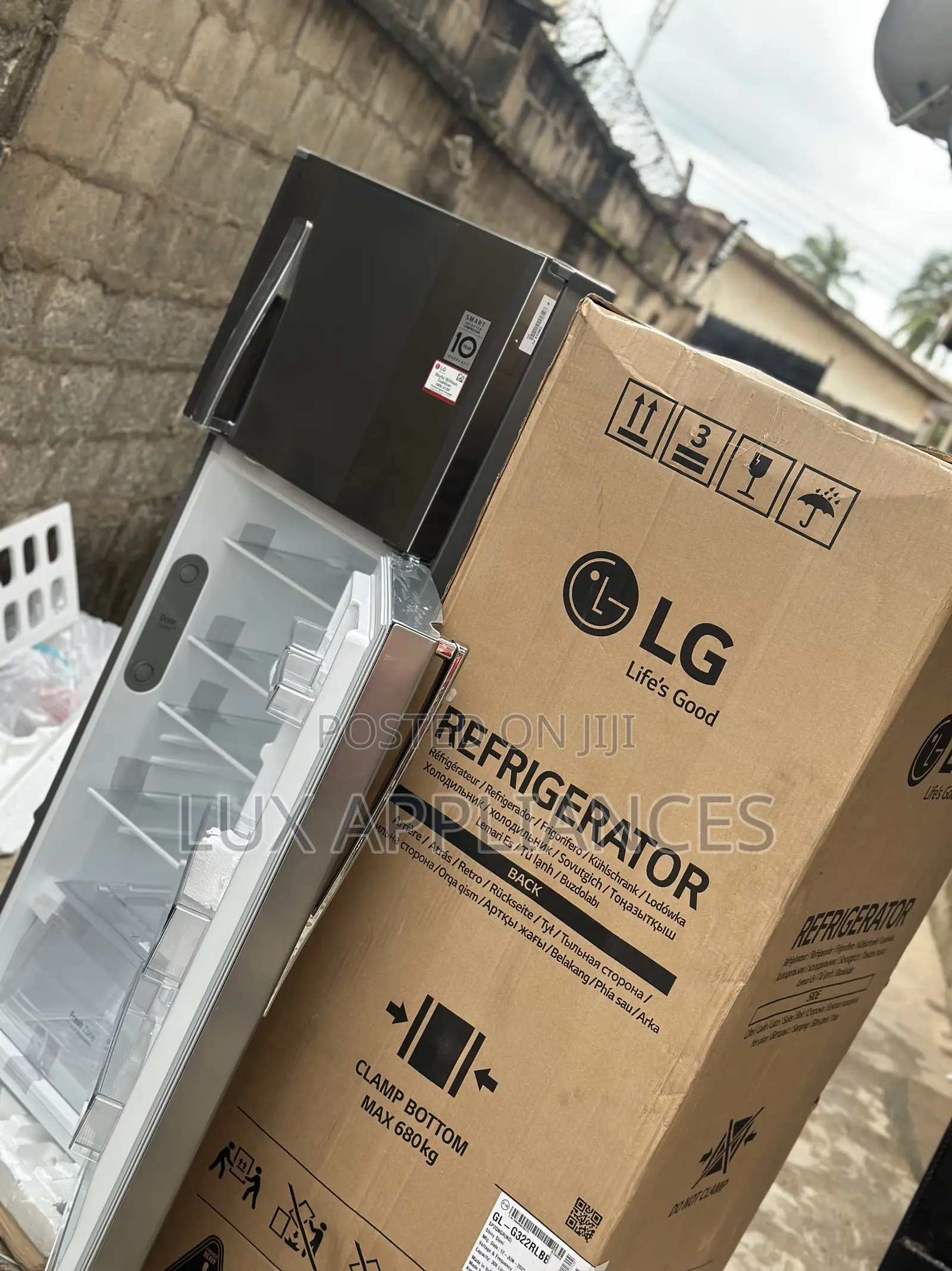 Lg 308l Large Capacity Non-Frost Double Door Refrigerator,