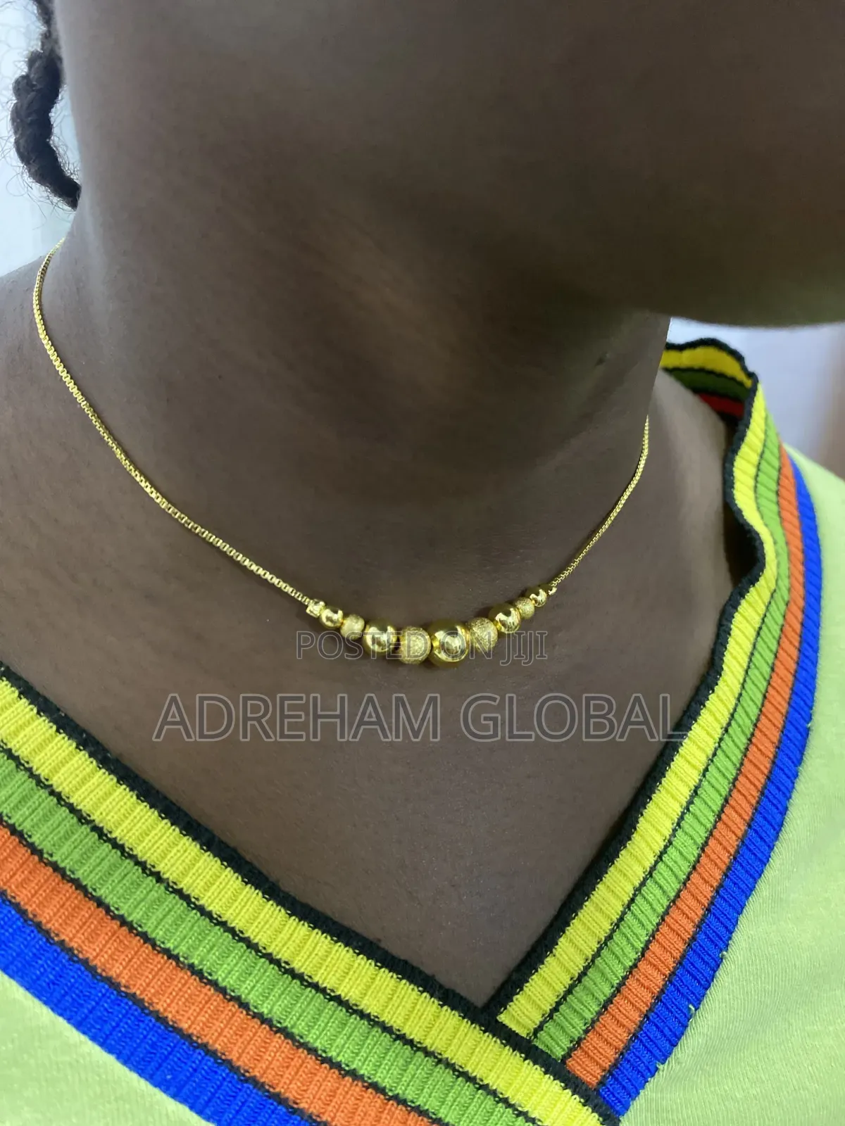 Quality Non Tarnish Sunbelle Fashion Ball Chain and Earring Set