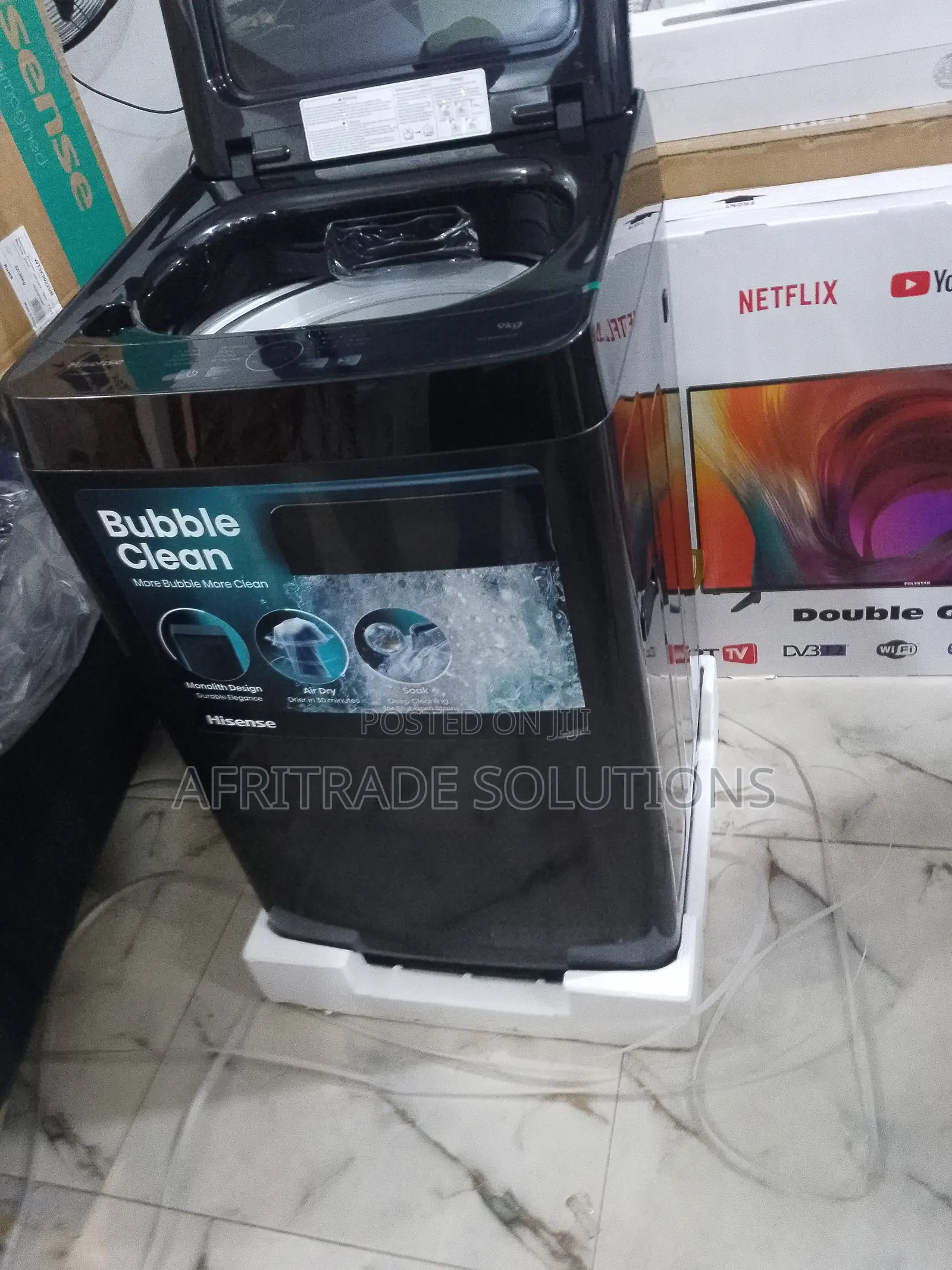 Hisense 9kg Automatic Washer With Child Lock