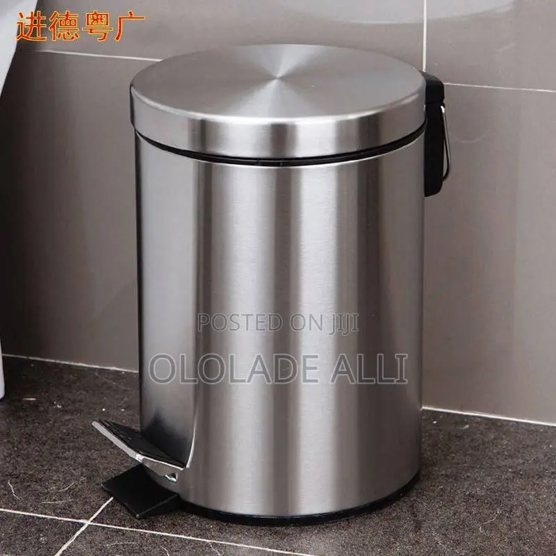 12 Liters Stainless Steel Trash Bin