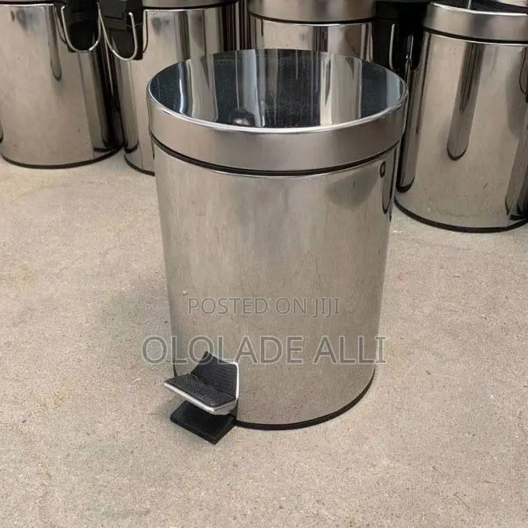 12 Liters Stainless Steel Trash Bin