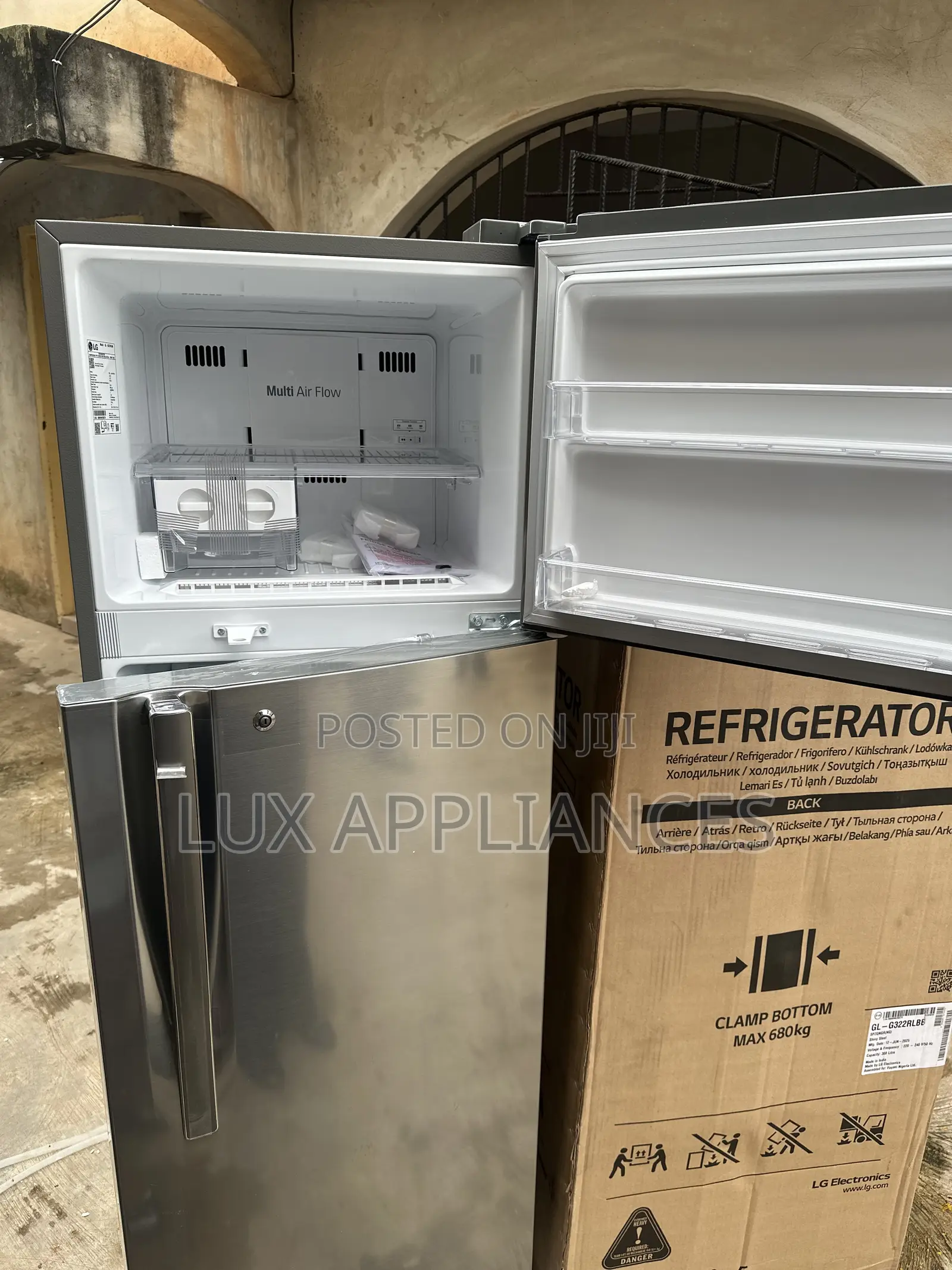 Lg 308l Smart Cooling Non-Frost Double Door Refrigerator
