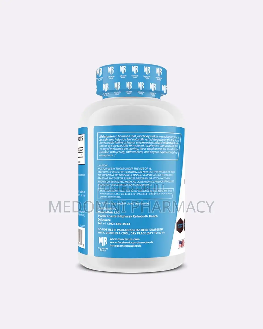 Muscle Rulz Melatonin 10mg 100tabs